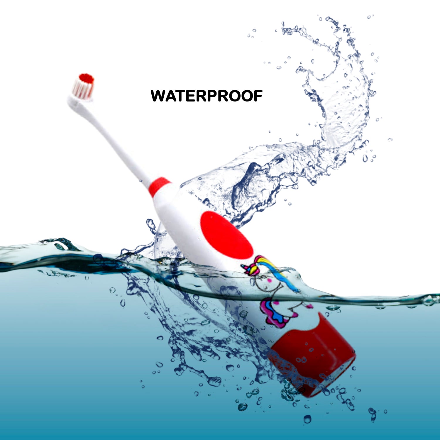 Electric Toothbrush for Kids and Adults Travel Portable Toothbrush With Extra 1 Brush Heads With 2 Battery - Bhavnagar Deodap