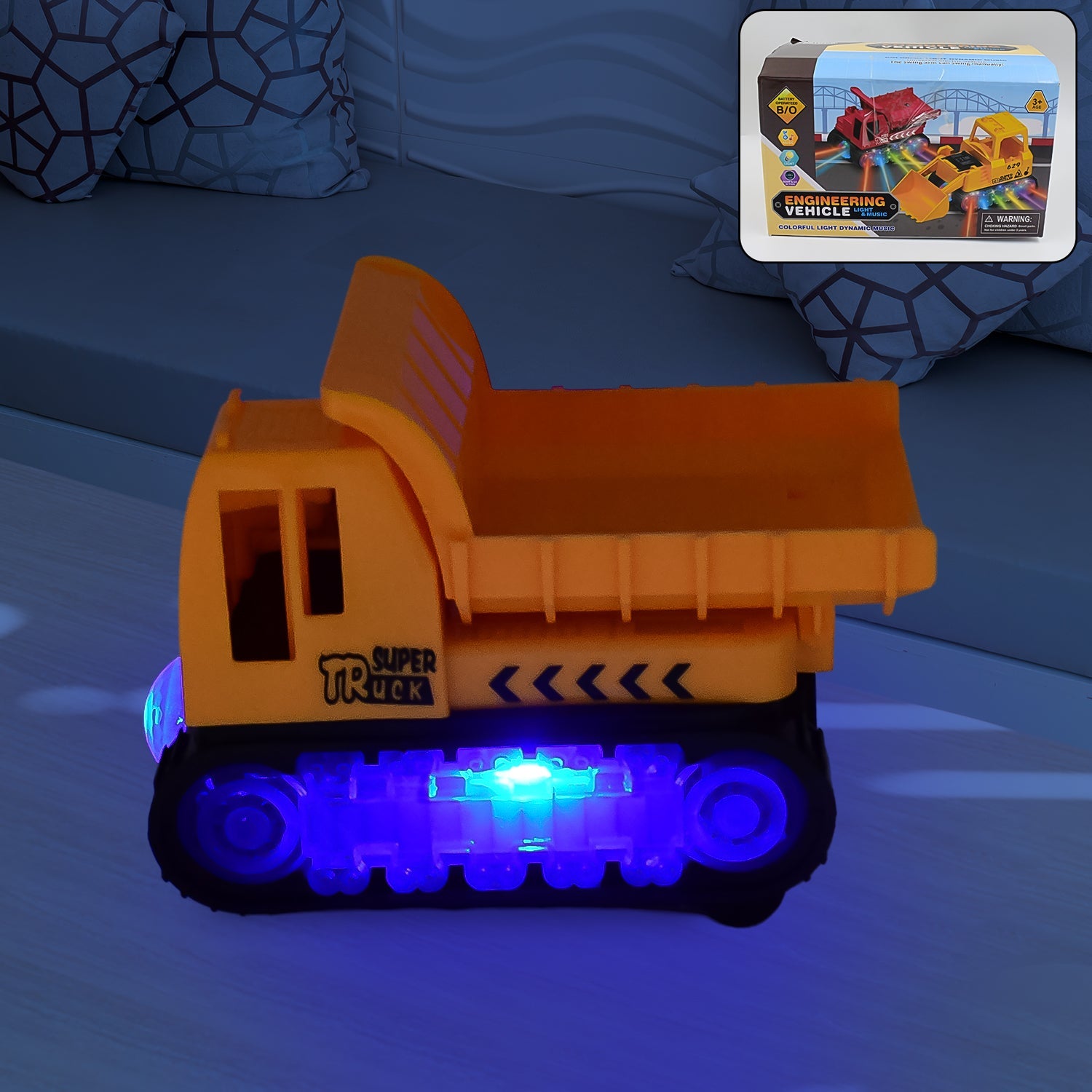 Self-Driving Trucks, Engineering truck Electric Vehicle Toys boys birthday gift toys (1 Pc) - Bhavnagar Deodap