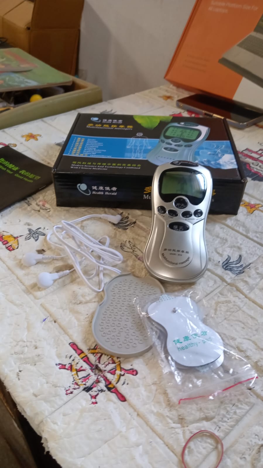 Multifunction Pain Relief Massager (Electric, Pulse Therapy) - Neck, Back, Body Without Adaptor - Bhavnagar Deodap