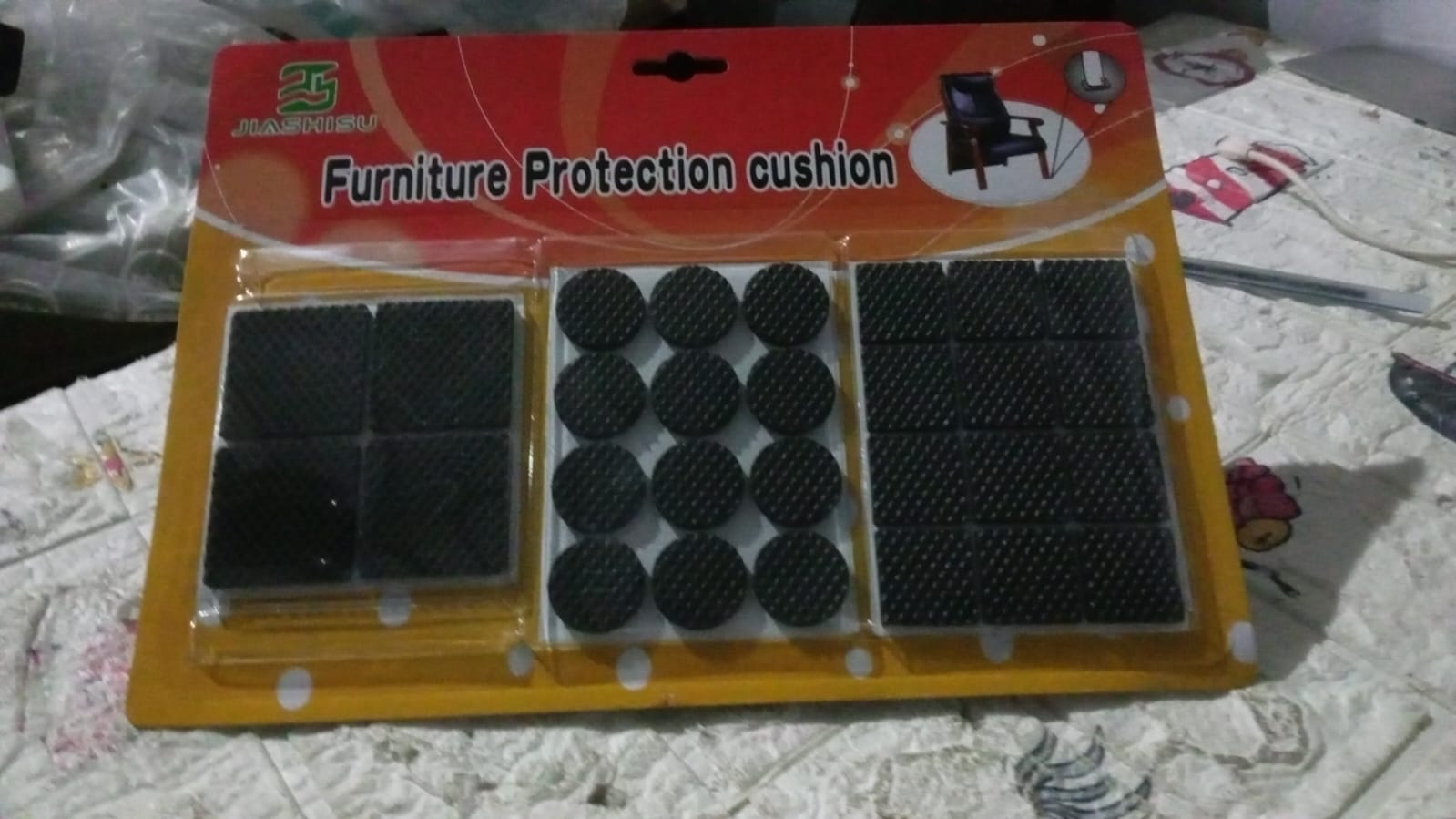 28 pc Rubber furniture Pads Self Sticking Non Slip Furniture Noise Insulation Pads - Bhavnagar Deodap