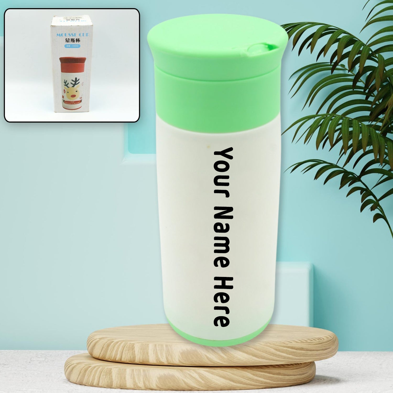Customize Outdoor Sport Glass water bottle 350ml leak proof BPA-free for travel cold and hot water glass water bottle with daily water intake for gym and children, Home, Travel, Office Use  (350ml) - Bhavnagar Deodap