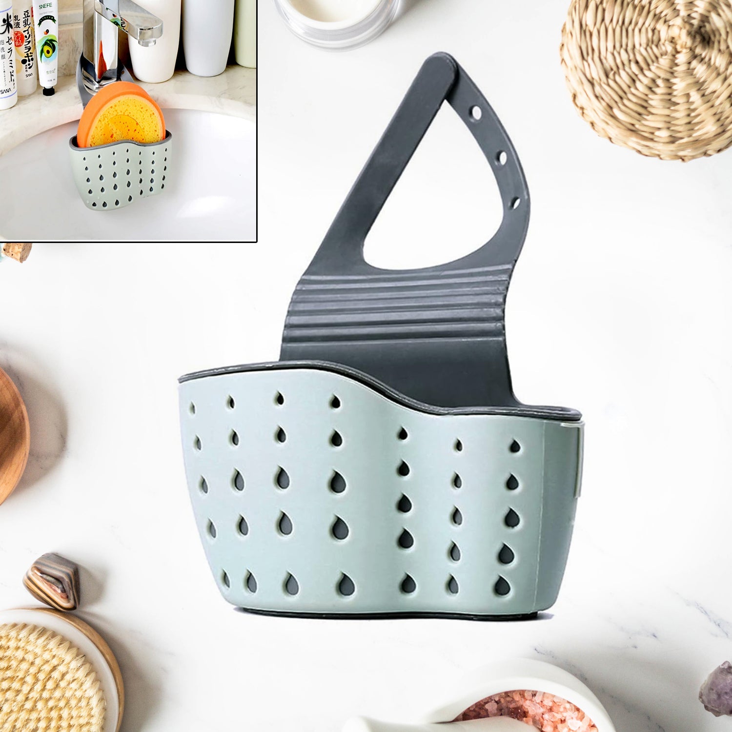 Multifunctional Kitchen Sink Organiser Kitchen Sink Caddy (1 Pc) - Bhavnagar Deodap