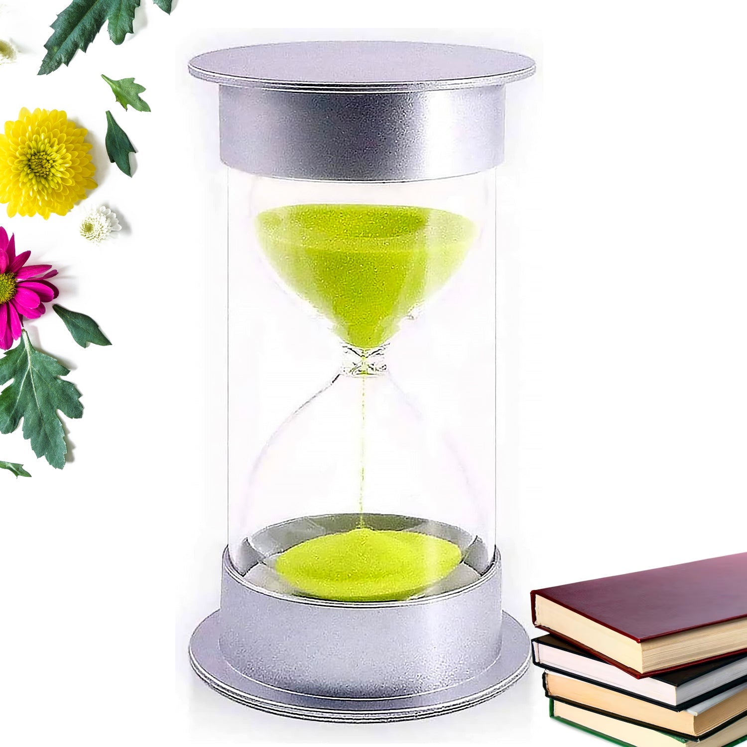 Sand Timer, Hourglass Timer 45 Minutes Sand Timer For Kids Teachers Games Classroom (45 Min-Green) Time Management Tool (Color : Green, Time : 45 Min) - Bhavnagar Deodap