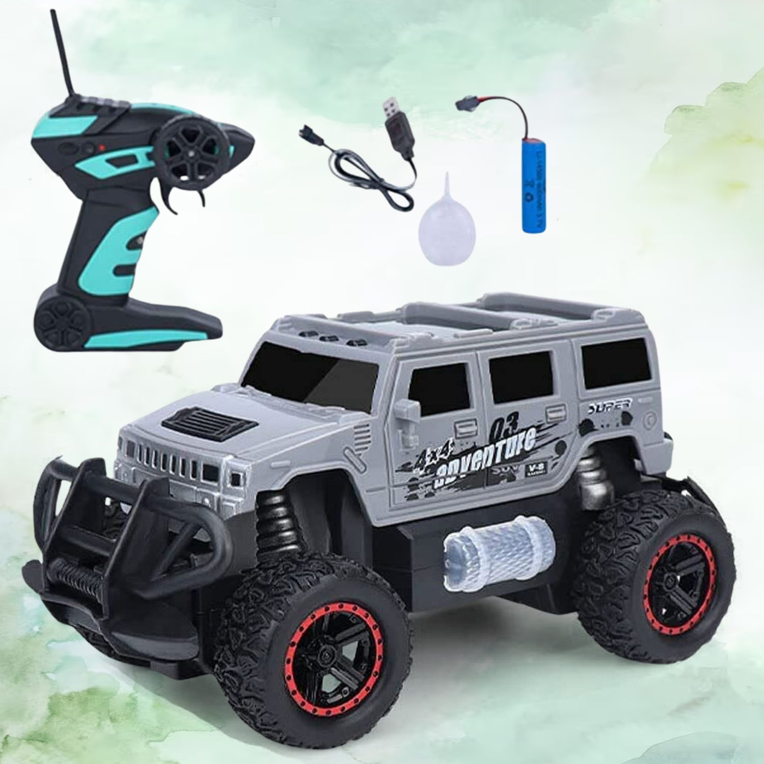 Mist Spray Race Car Toy Off Road Speed Car With Smoke (Water Sprayer Mist With Light) High Strength Climbing Power & Smoke Effect (Color May Vary), Kids - Bhavnagar Deodap