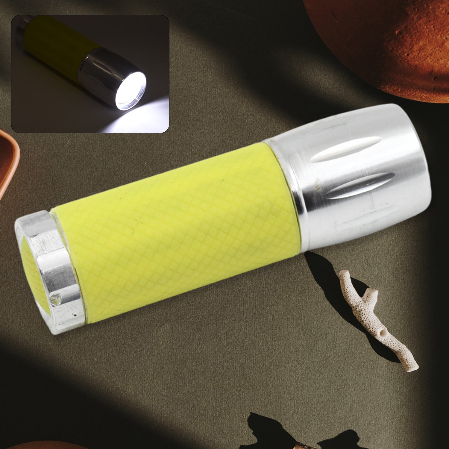 Portable Mini Torch / Flashlight LED Powerful High Lumens Pen Light Easy To Carry, Portable Pocket Compact Torch for Emergency 3 Battery operated (Battery not included / 1 pc) - Bhavnagar Deodap