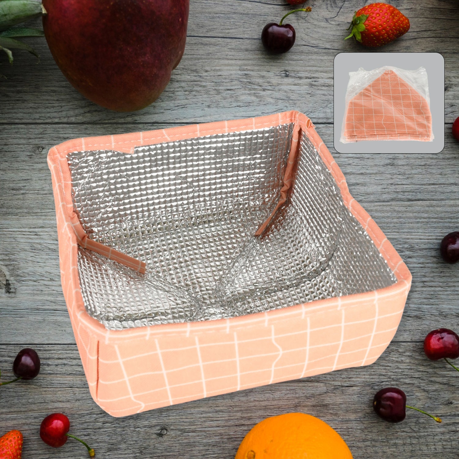 8192 Foldable Food Covers Anti-dust Heat Preservation Anti-Fly Mosquito Kitchen Lid Foldable Cover for Hot Food Dish Insulation Cover, Food Warmer Cover, for Kitchen, Picnic (20x20 Cm) - Bhavnagar Deodap