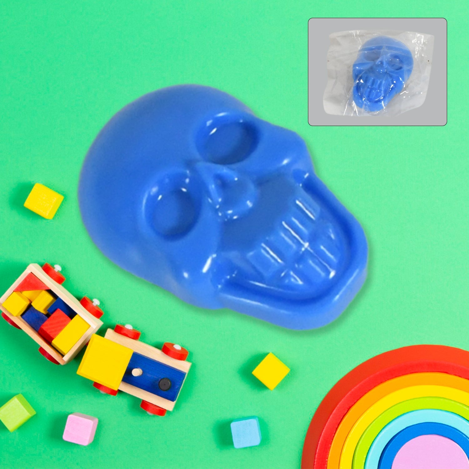 Pull Back Skull Toy, Small DIY Pull Back Skull Toy For Kids - Bhavnagar Deodap