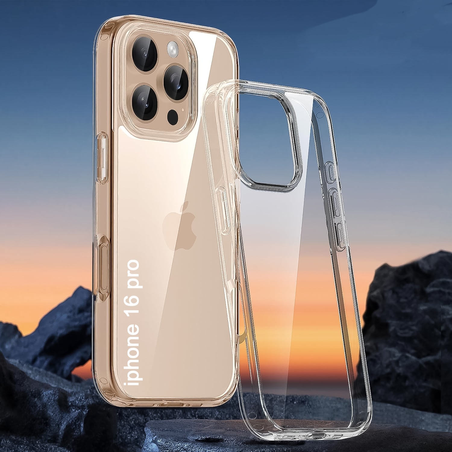 Transparent Hard Case For IPhone 16 Case (1 Pc) - Bhavnagar Deodap