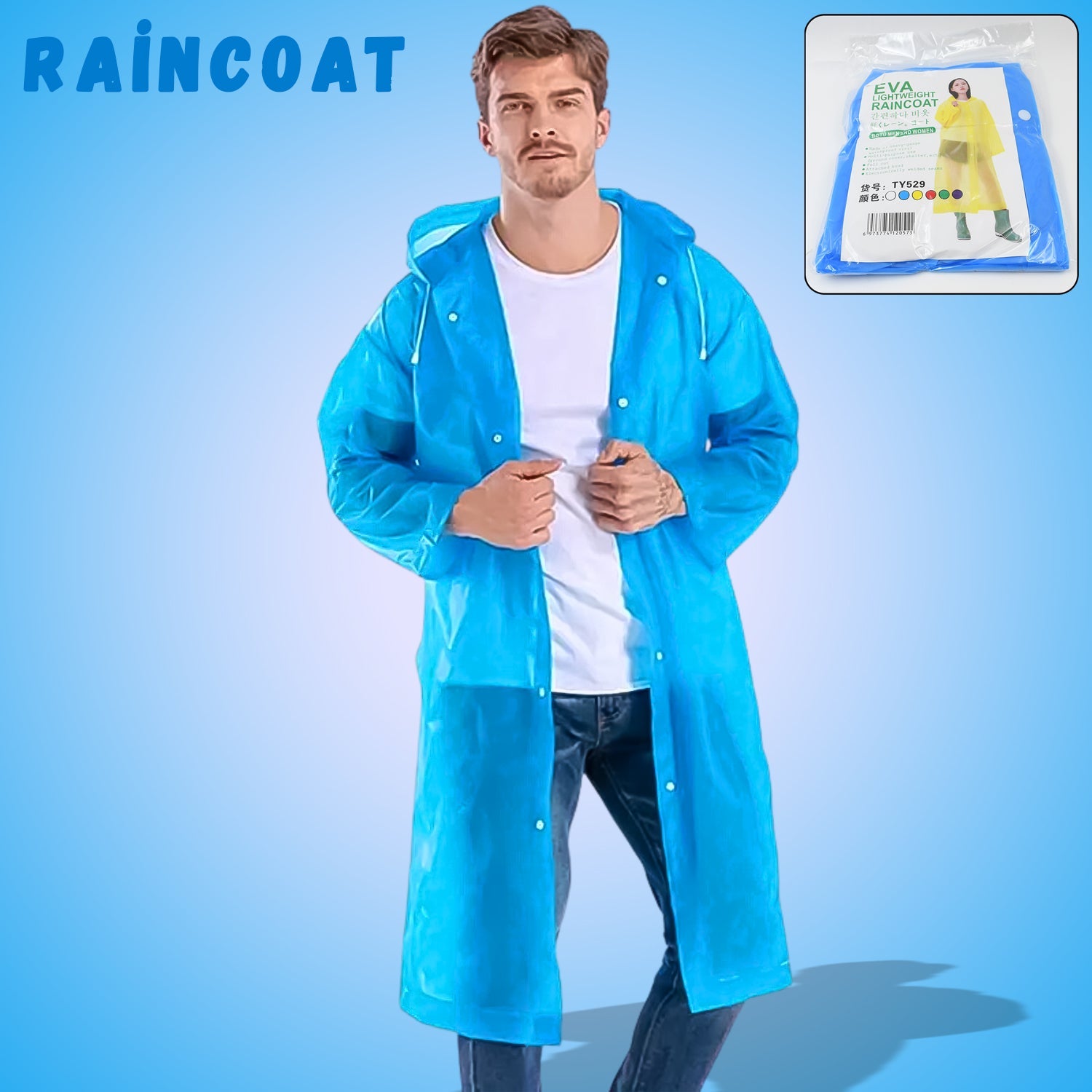 Eva Portable Rain Coat