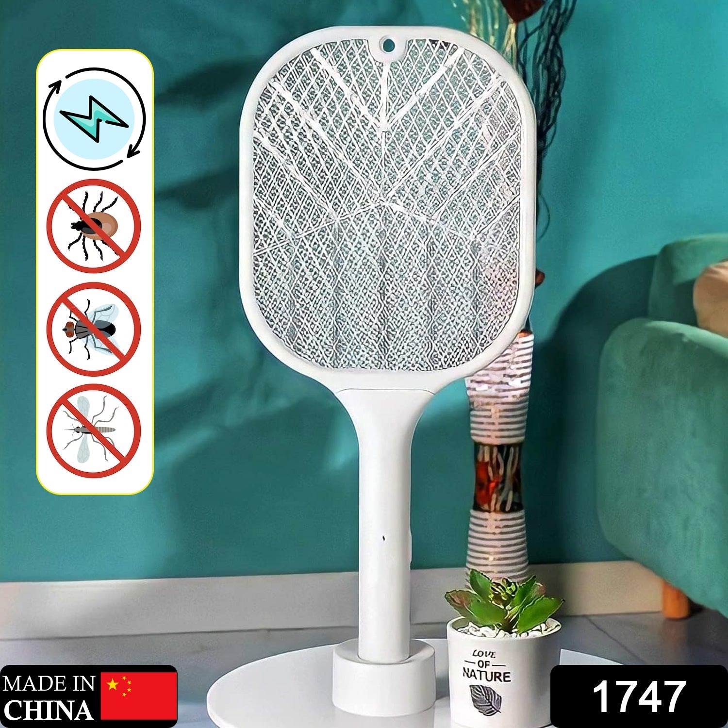 Electric Insect Killer Racket Machine Bat