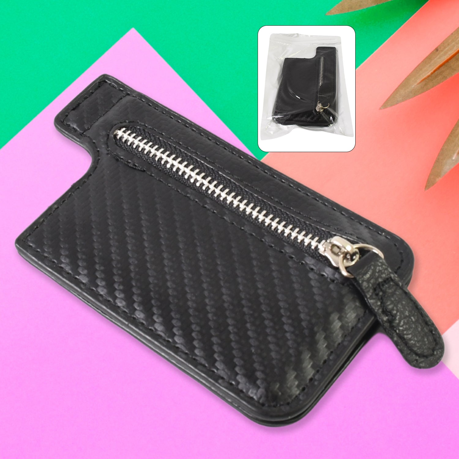 Adhesive Card phone Holder, Card Wallet Phone Attachment (1 Pc / Mix Color) - Bhavnagar Deodap