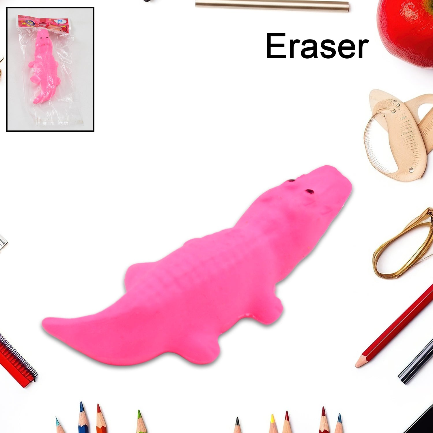 Animal Design Eraser (1 Pc / Mix Design) - Bhavnagar Deodap