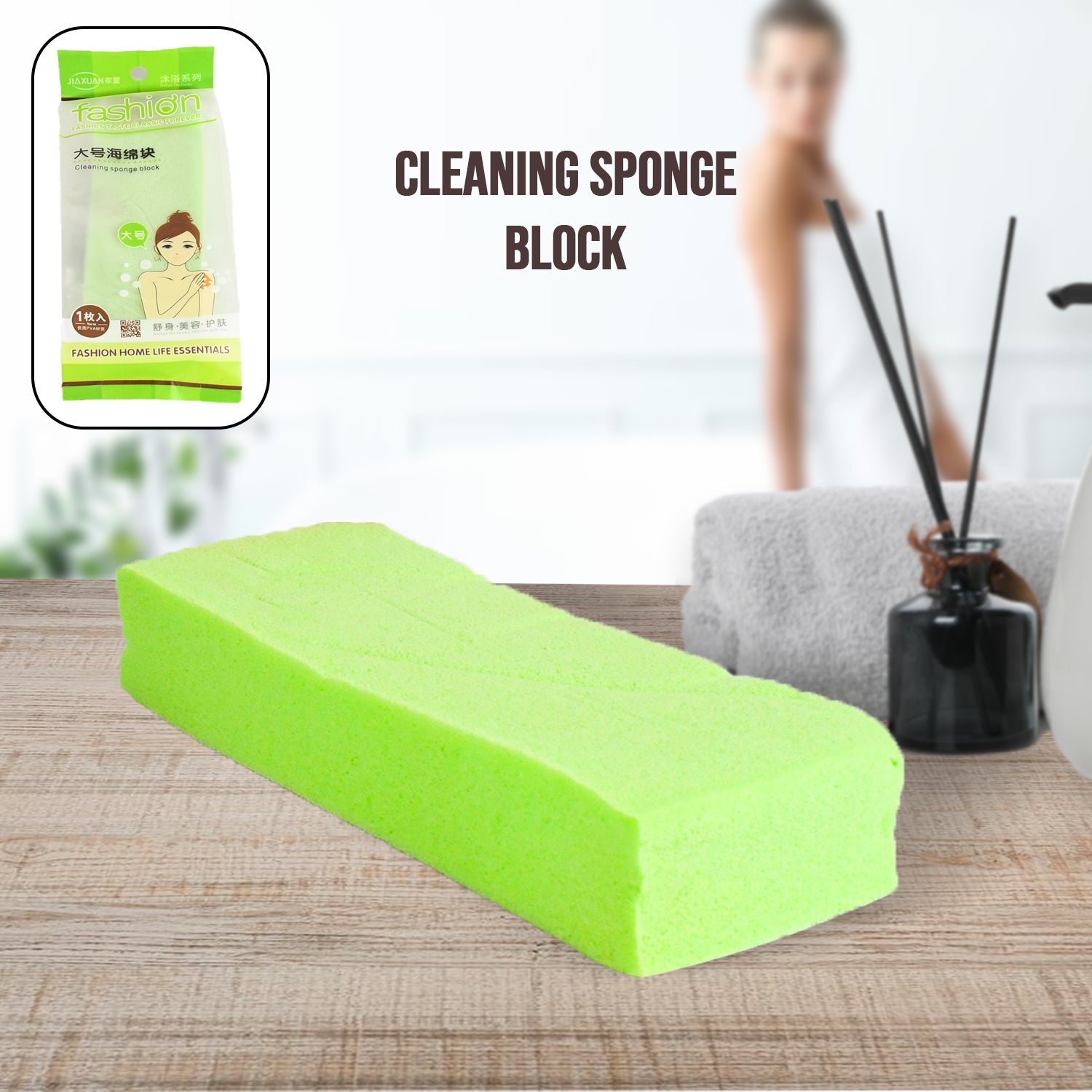 Bath Sponge for Women, Men, Kids, Sponge Body Scrubber Shower Sponge for a Relaxing Shower or Bath - Bhavnagar Deodap