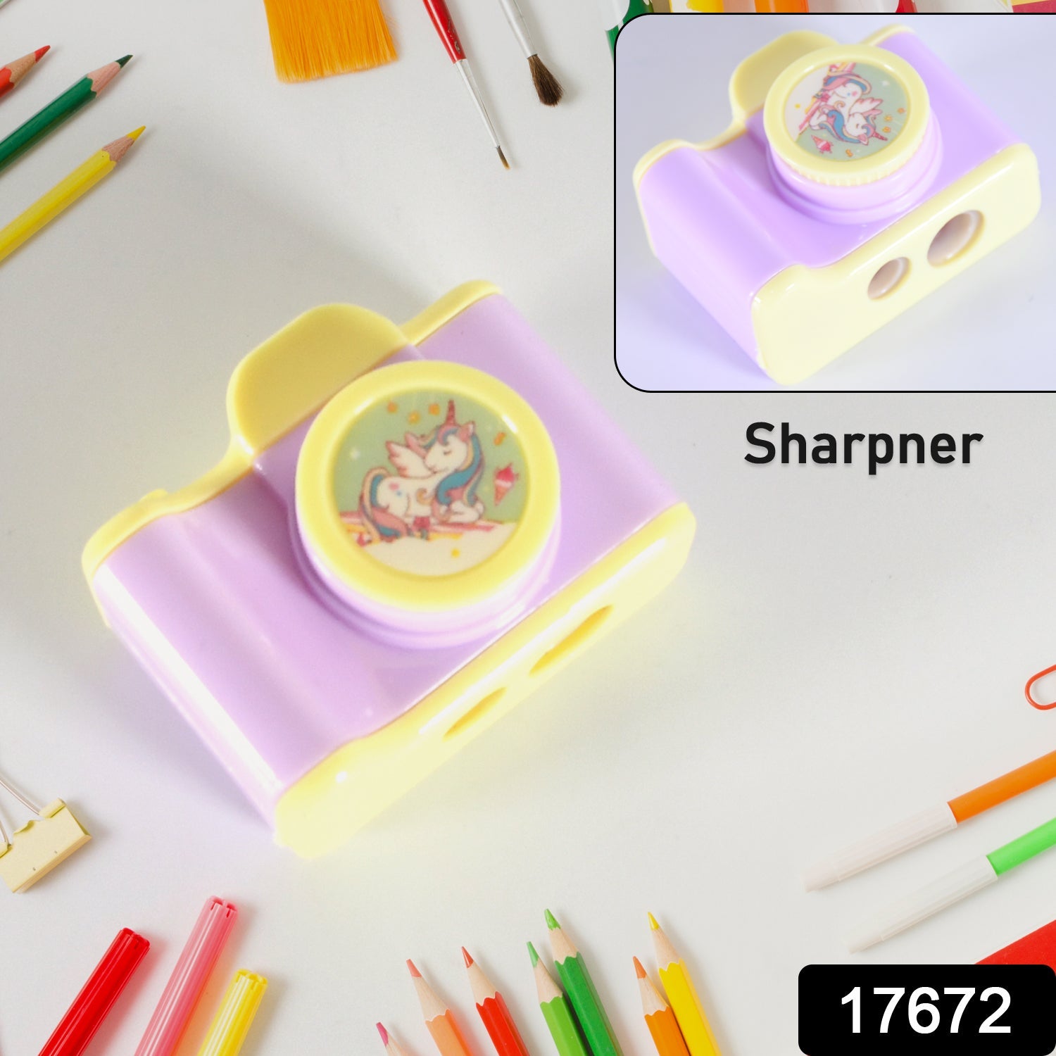 Fashionable and Convenient, Lightweight Manual Sharpener for Kids Boys Girls Birthday Return Gifts (1 Pc) - Bhavnagar Deodap