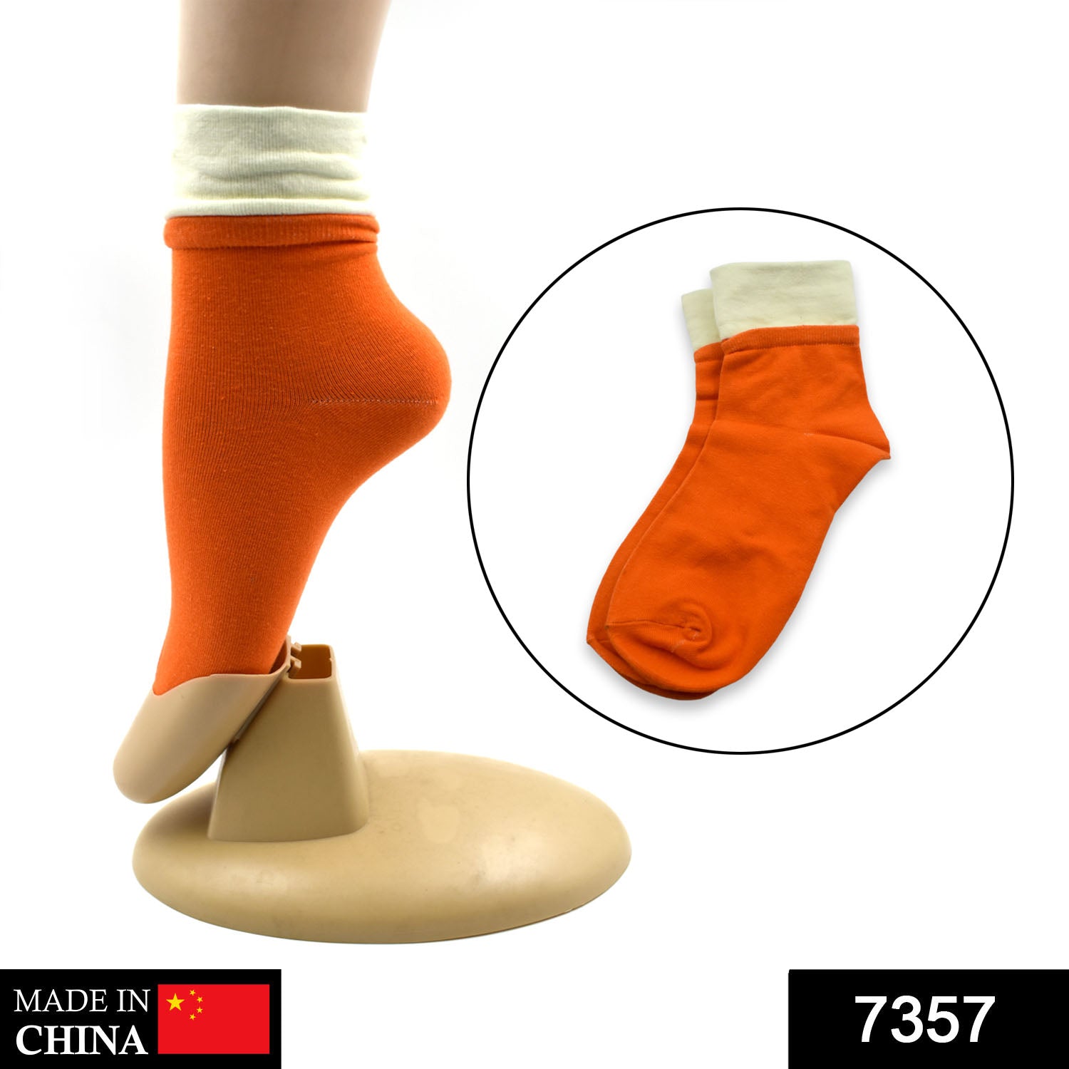 Socks Breathable Thickened Classic Simple Soft Skin Friendly (1Pair) - Bhavnagar Deodap