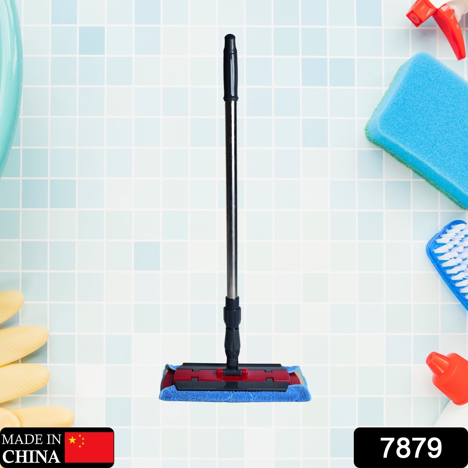 Mop for Floor Cleaning, Microfiber Mop, Flat Mop, Rotating Mop for Floor Cleaning - Bhavnagar Deodap