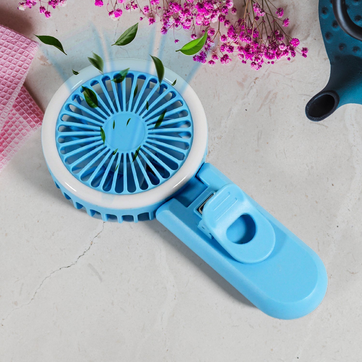 Clip Fan With Light, home, kitchen, Office Portable Fan, Rechargeable Fan - Bhavnagar Deodap