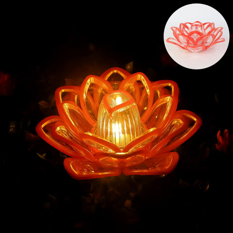 Decorative Lotus Shaped LED Candle Light