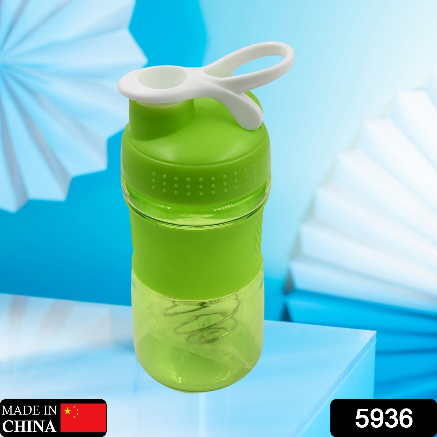 Shaker Bottle for Protein Mixes Pre Workout Shaker Bottles with A Small Stainless Blender Ball and Grip, BPA Free - Bhavnagar Deodap