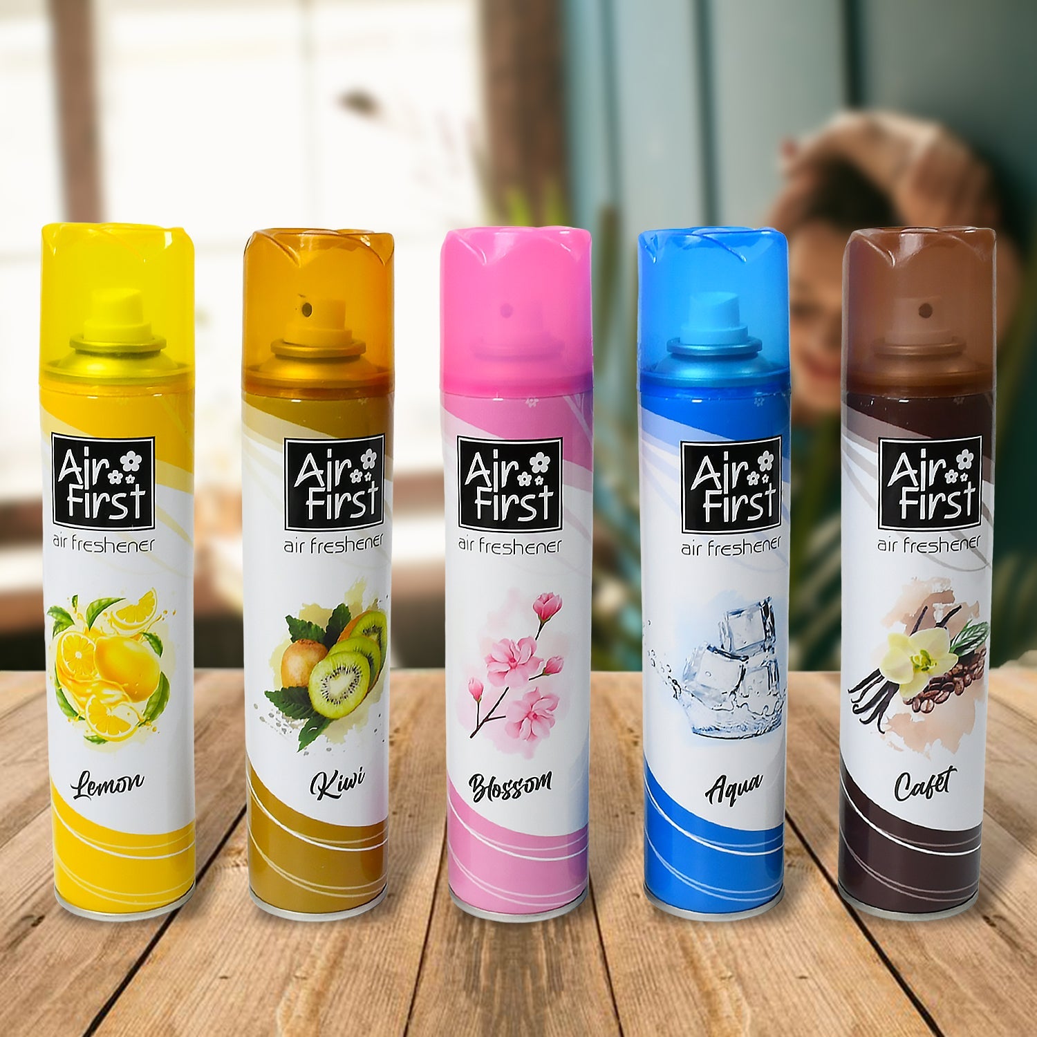 Used In Office, Home, Hotels, Banquets, Carpet Etc, Room Spray Air Freshener, Mix Fragrance Lemon, Kiwi, Blossom, Aqua, Cafet (300 Ml Approx / 1 Pc) - Bhavnagar Deodap