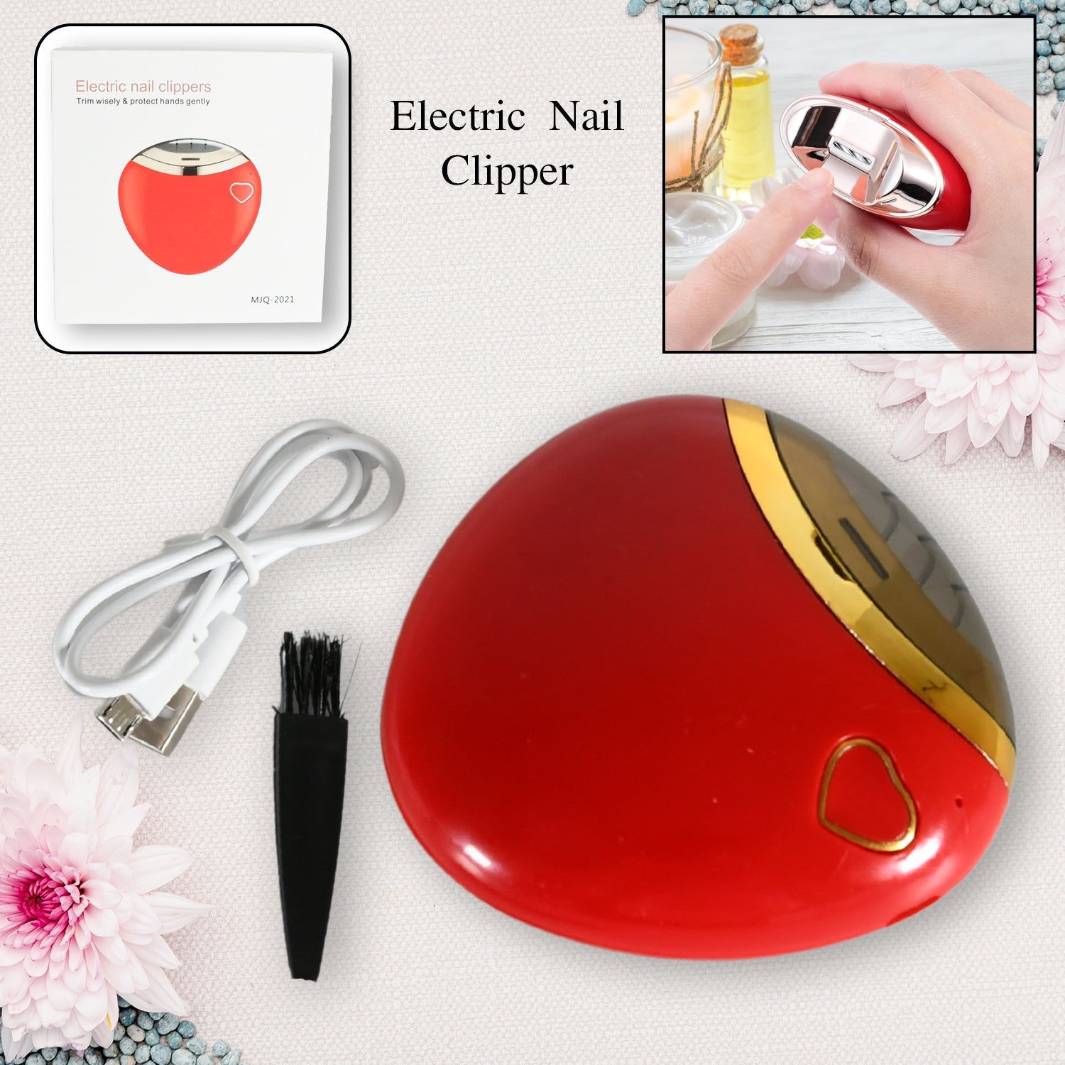 Electric Manicure Automatic Nail Electric Nail Clippers Nail File Electric Nail Drill Electric Nail Cutter Cuticle Nail Grinder Safe Nail Clipper Baby Abs Pedicure Scissors - Bhavnagar Deodap