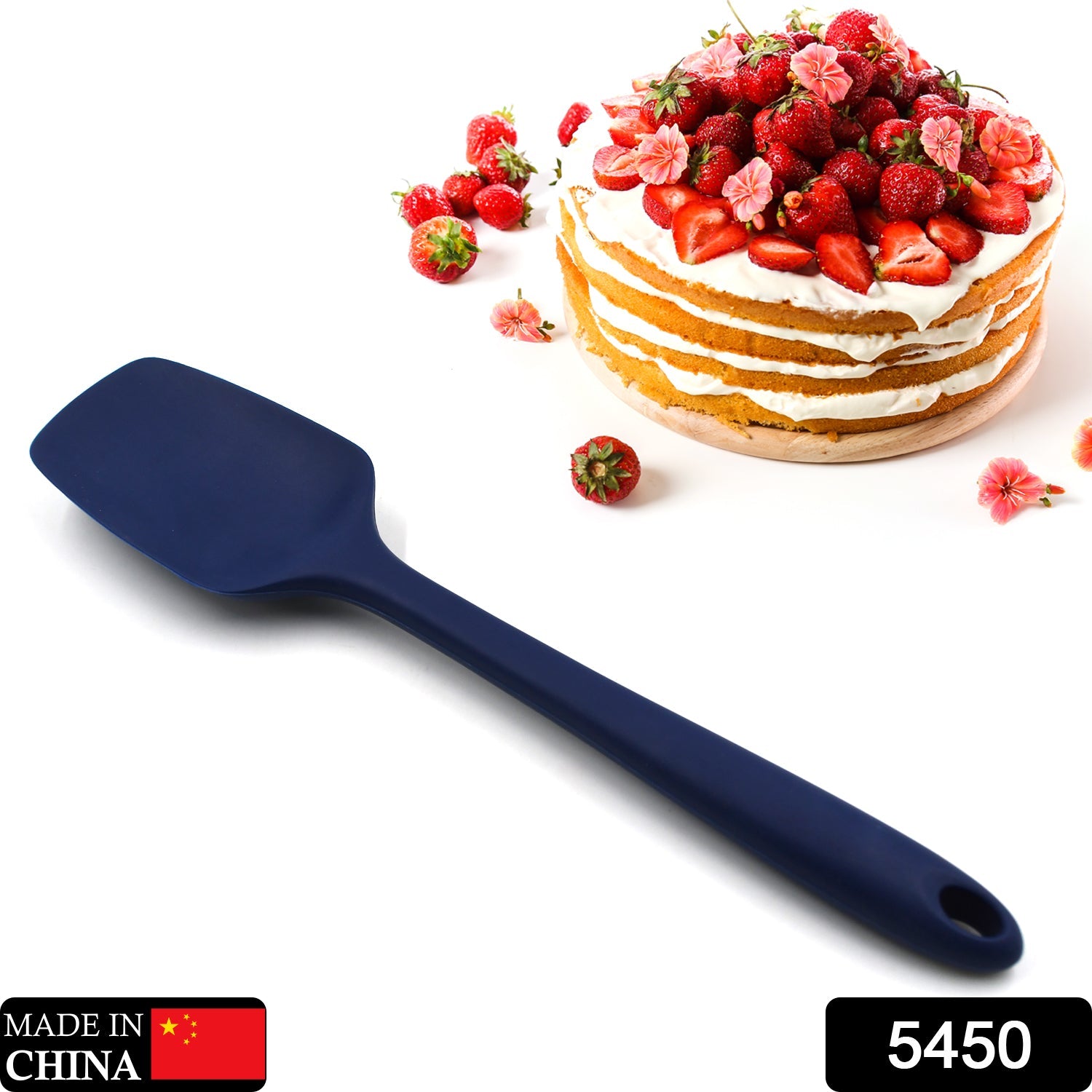 Get It Right Premium Silicone Spatula - Non-Stick Heat Resistant Kitchen Spatula - Perfect for Baking, Cooking, Scraping (28cm) - Bhavnagar Deodap