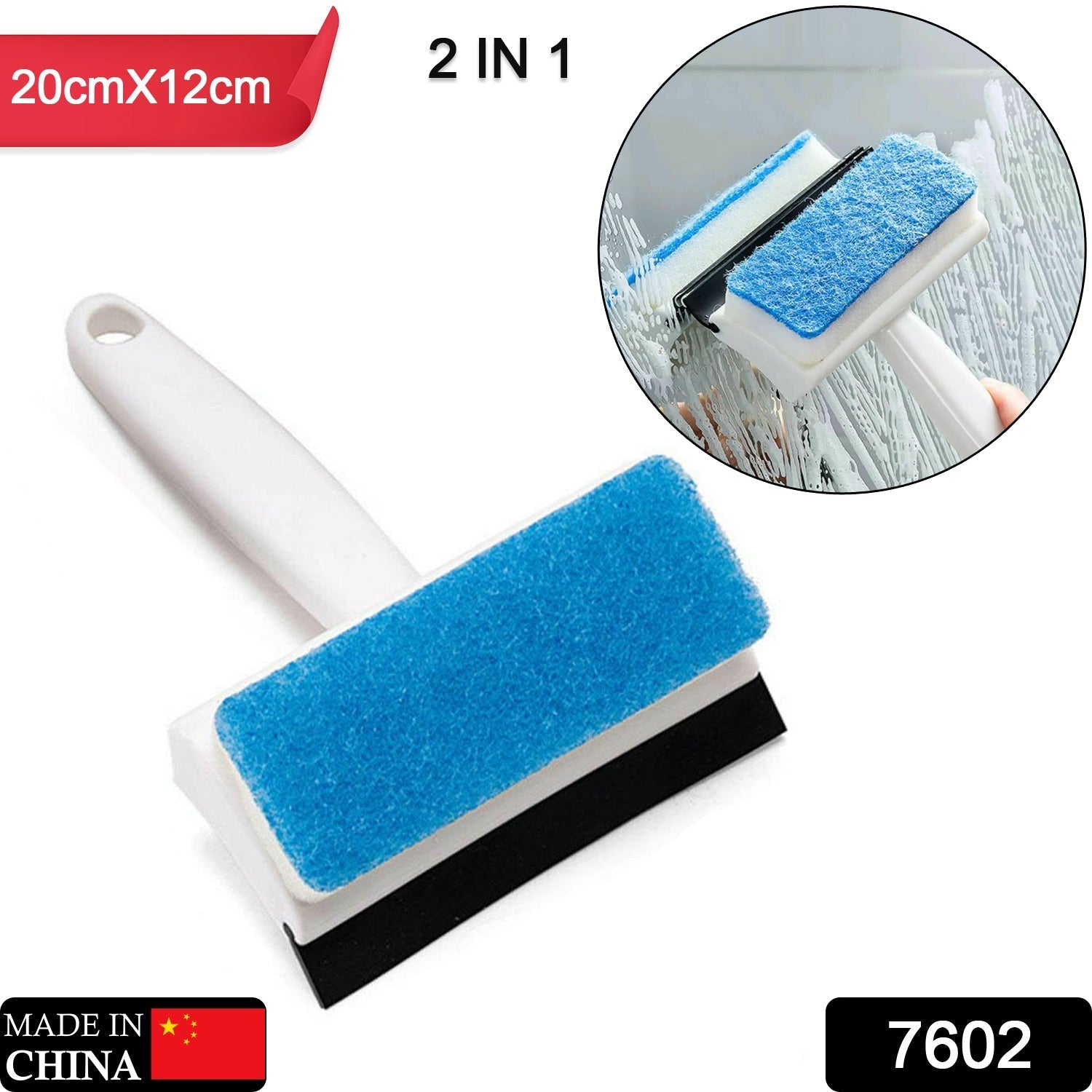 Double-Sided Mirror, Tile, and Grout Cleaner for Bathroom & Windows - Bhavnagar Deodap