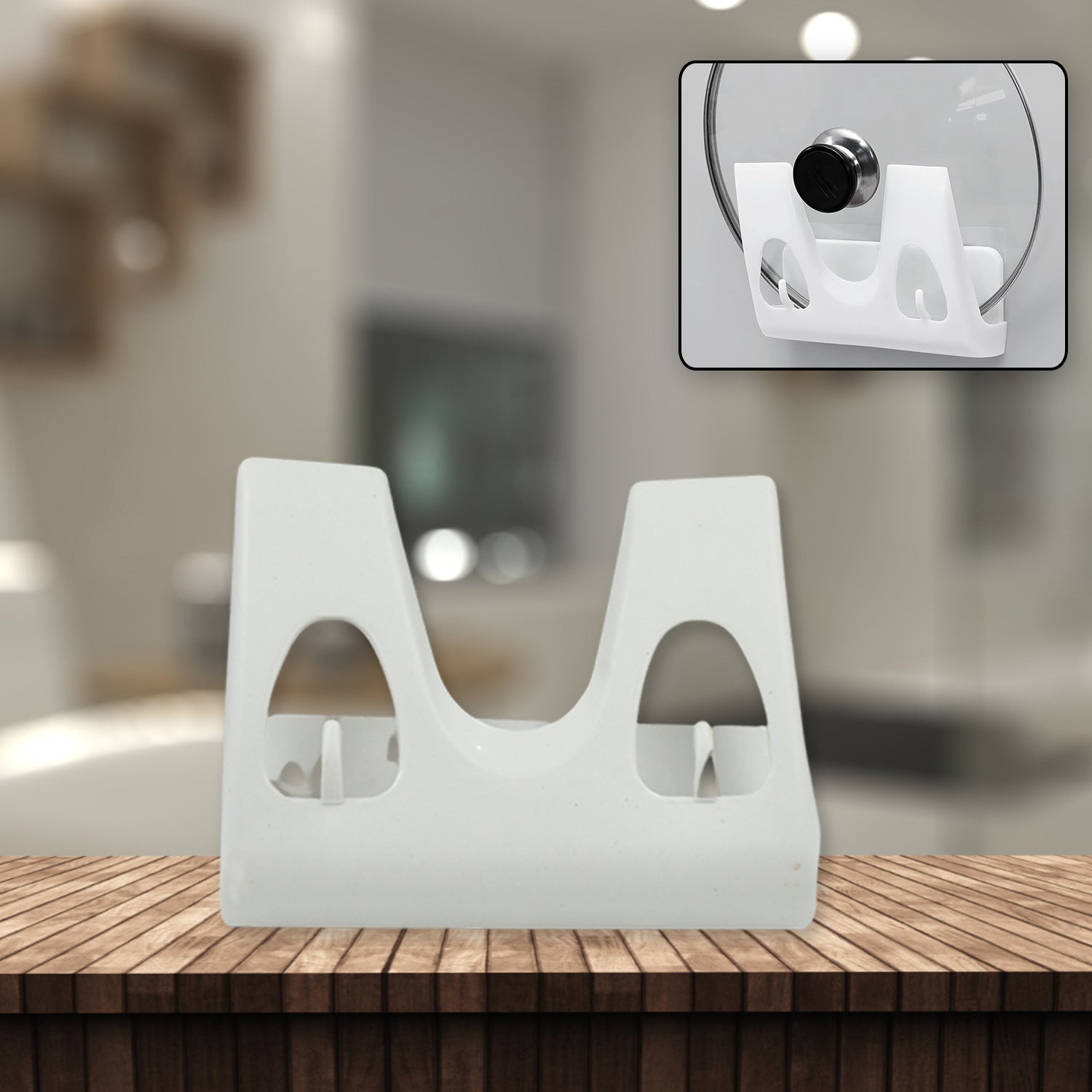 Multifunction Kitchen Rack: Plate, Dish Rack, Pot Lid Holder (Wall Mounted) - Bhavnagar Deodap