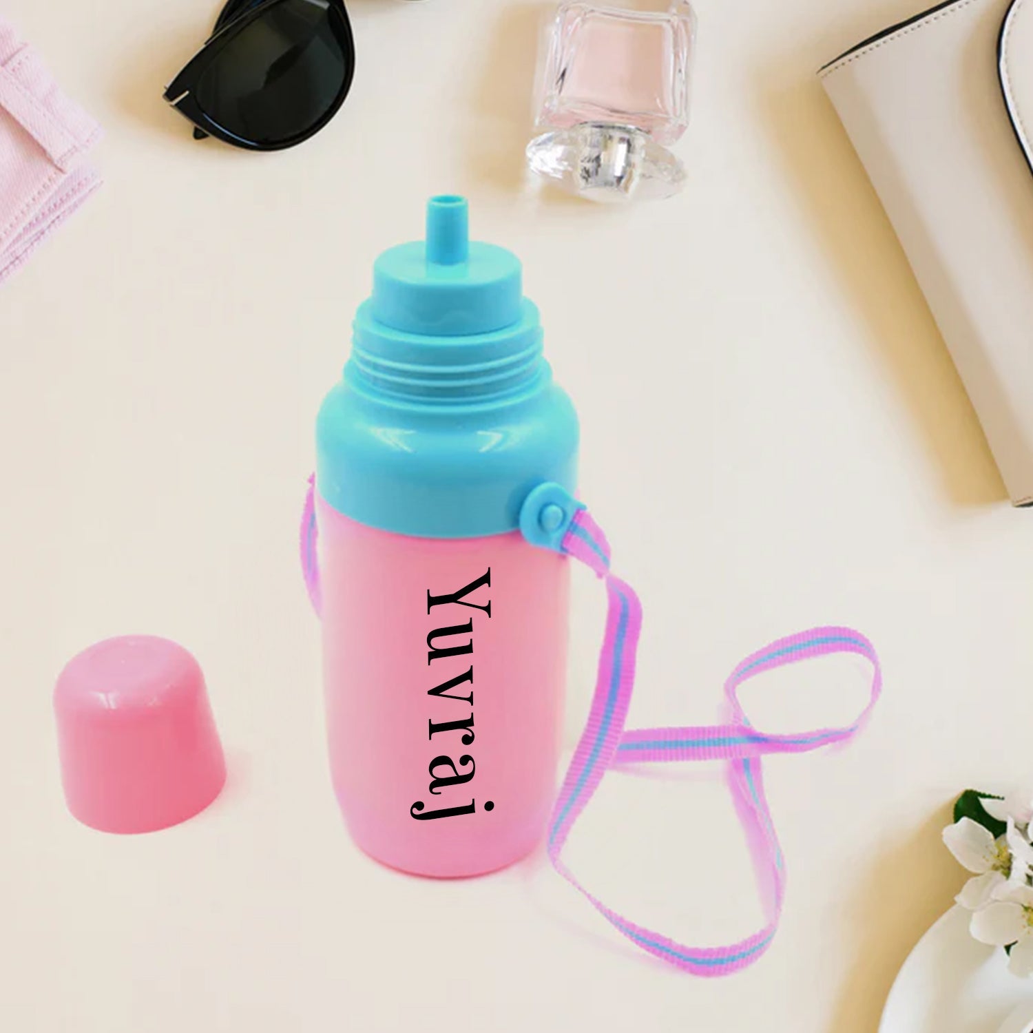 Customize 500ml Insulated Sports Water Bottle with Dori & Straw: Leakproof, BPA-Free, Kids - Bhavnagar Deodap