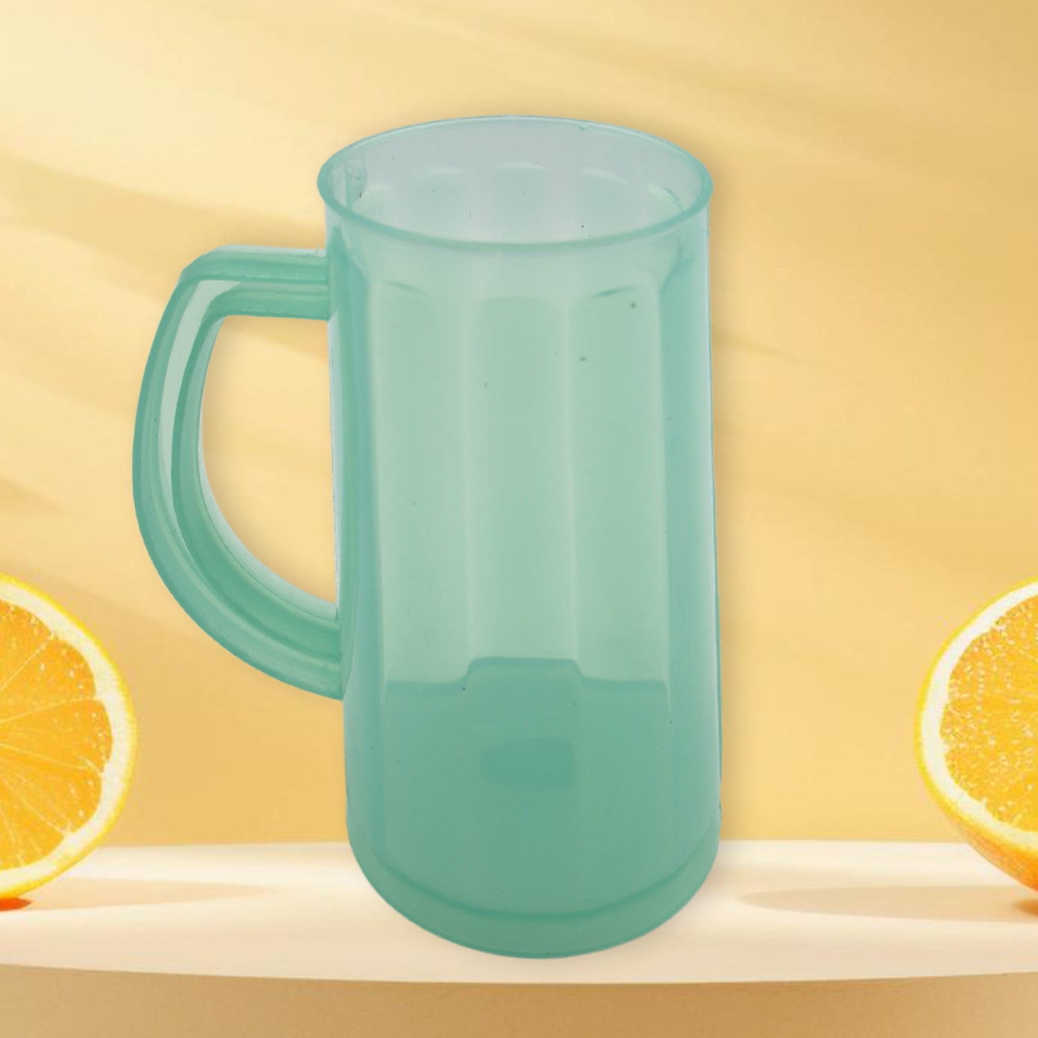 Plastic Coffee Mug With Handle Used for Drinking and Taking Coffees and Some Other Beverages in All Kinds of Places for Kitchen, Office, Home Dishwasher Safe(1 pc) - Bhavnagar Deodap