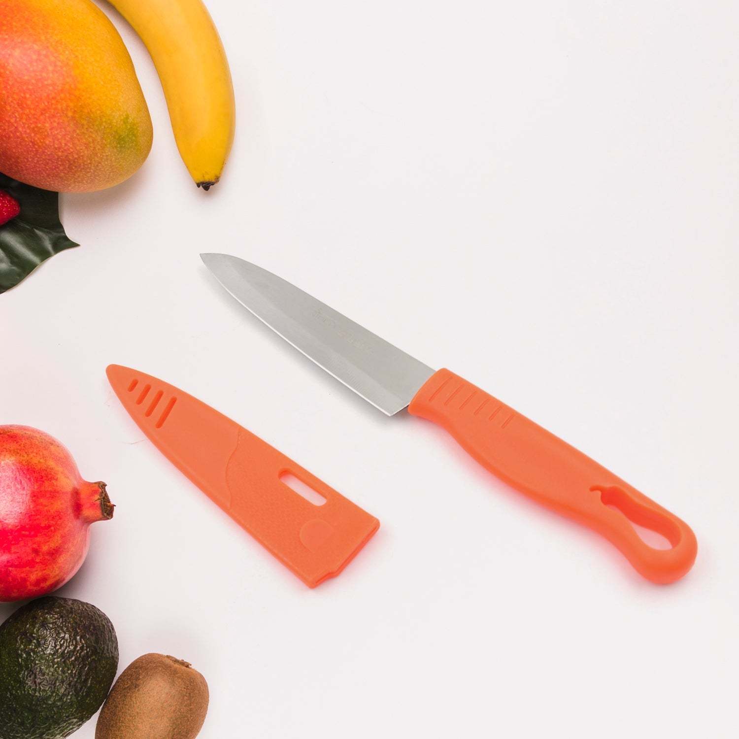 Stainless Steel Knife For Kitchen Use, Knife Set, Knife & Non-Slip Handle With Blade Cover Knife, Fruit, Vegetable,Knife Set (1 Pc) - Bhavnagar Deodap