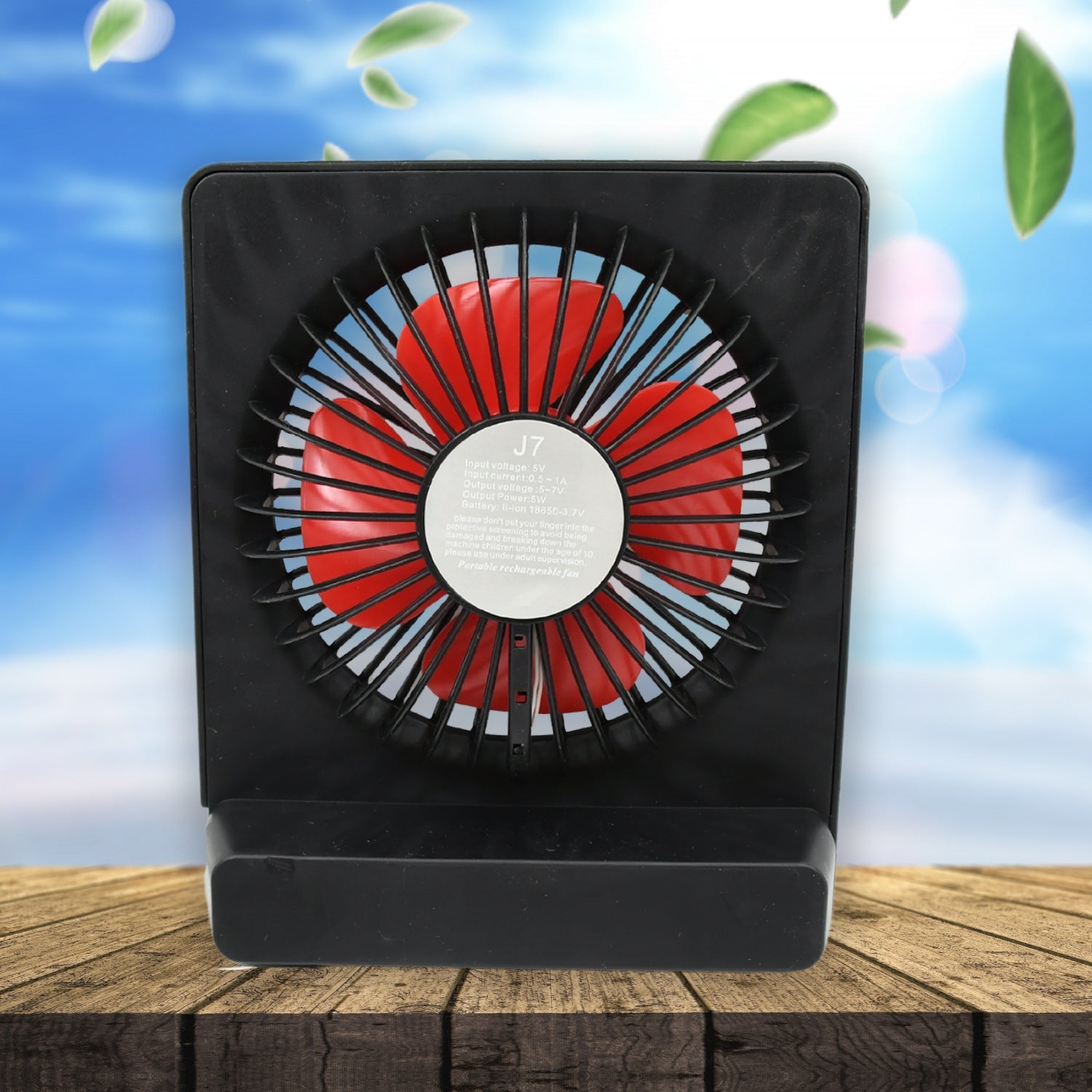 PORTABLE DESK FAN TABLE FAN 1 STEP SPEED SETTING FAN PERSONAL DESK FAN SUITABLE FOR OFFICE ,SCHOOL & HOME USE - Bhavnagar Deodap