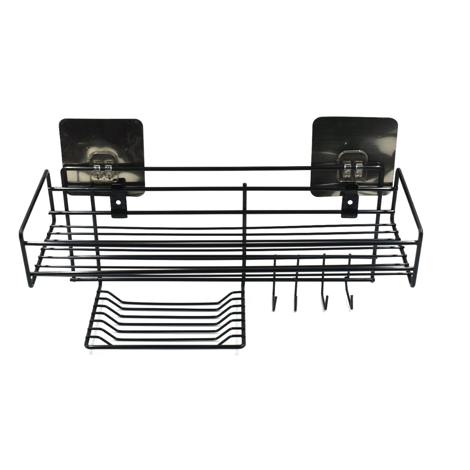 9009 3 in 1 Shower Shelf Rack for storing and holding various household stuffs and items etc. 