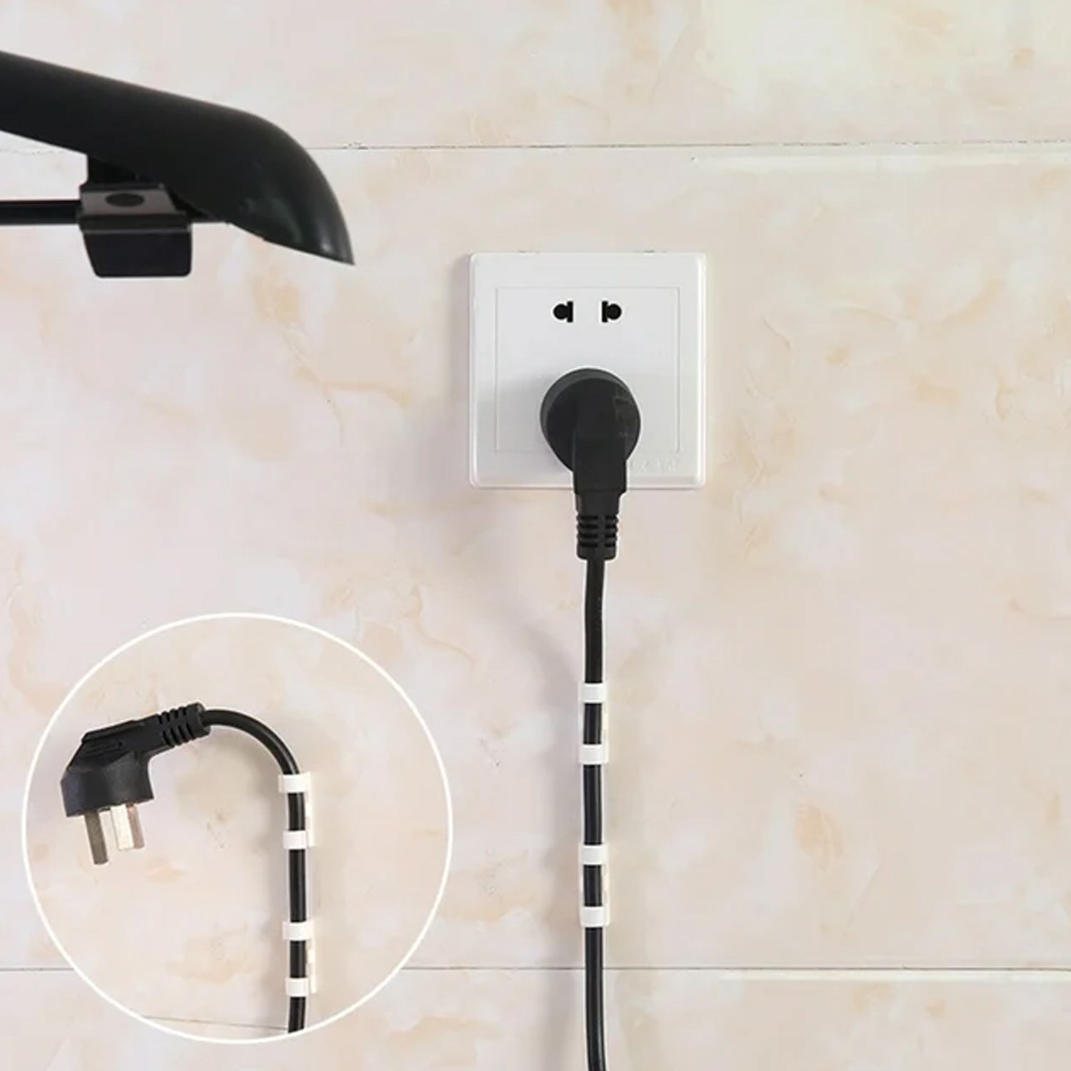 Cord Clips for Car, Office and Home (20 Pcs Set) - Bhavnagar Deodap
