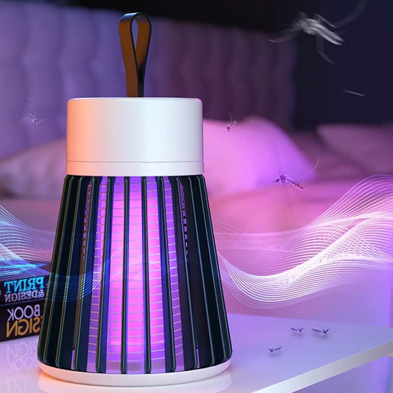 Mosquito Killer Machine  Mosquito Killer USB Powered Bug Zapper Mosquito Lamp For Home Electric LED Lamp Mosquito Killer Indoor  /  Outdoor Mosquito Trap Machine - Bhavnagar Deodap