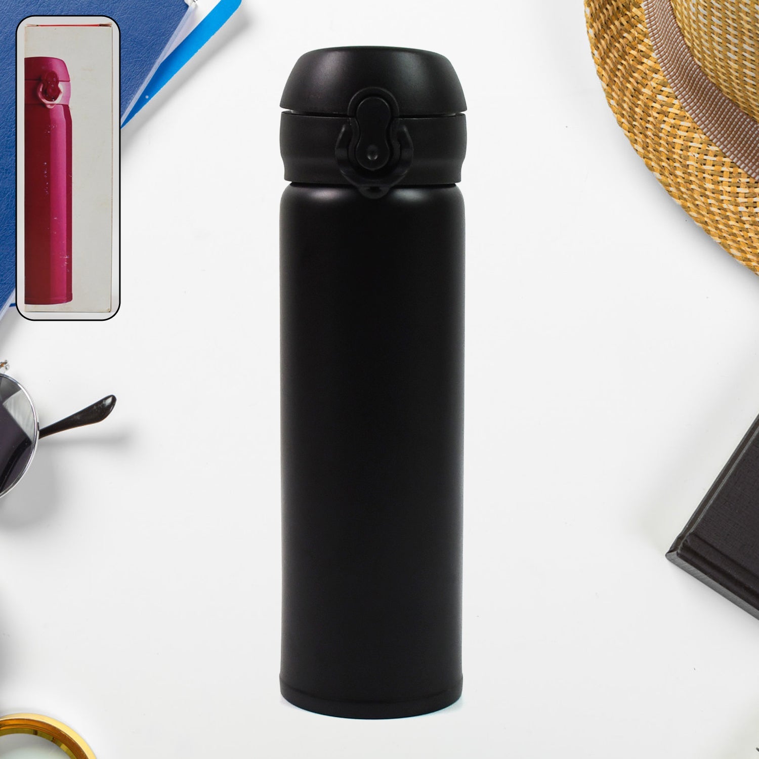 Water Bottle for Kids – Insulated Stainless Steel Bottle (500 ML / Mix Color) - Bhavnagar Deodap
