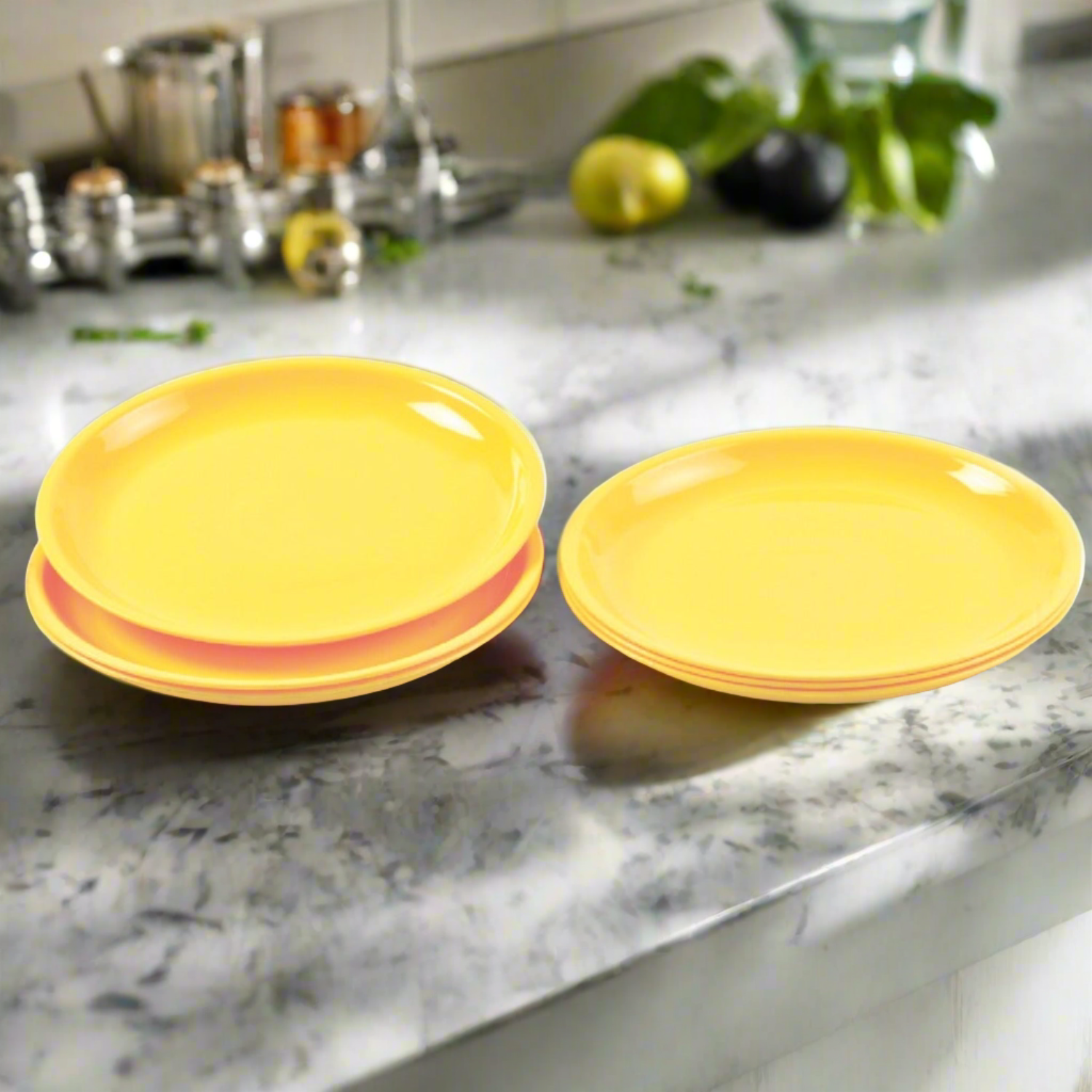 Round Shaped Mini Soup Plates / Dishes - 6 pcs - Bhavnagar Deodap