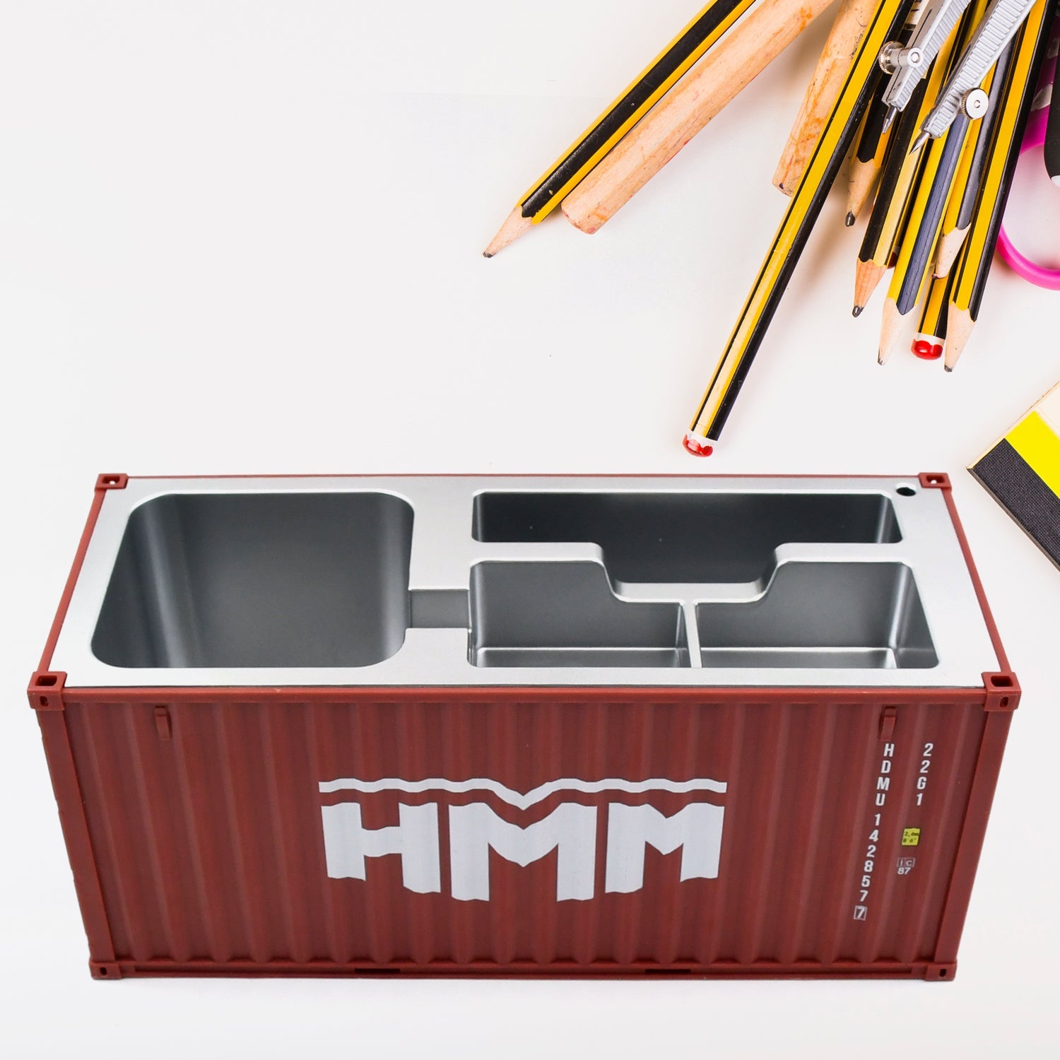 Shipping Container Pen Holder Shipping Container Model Pen Name Cardholder Simulated Container Model For Business Gift - Bhavnagar Deodap