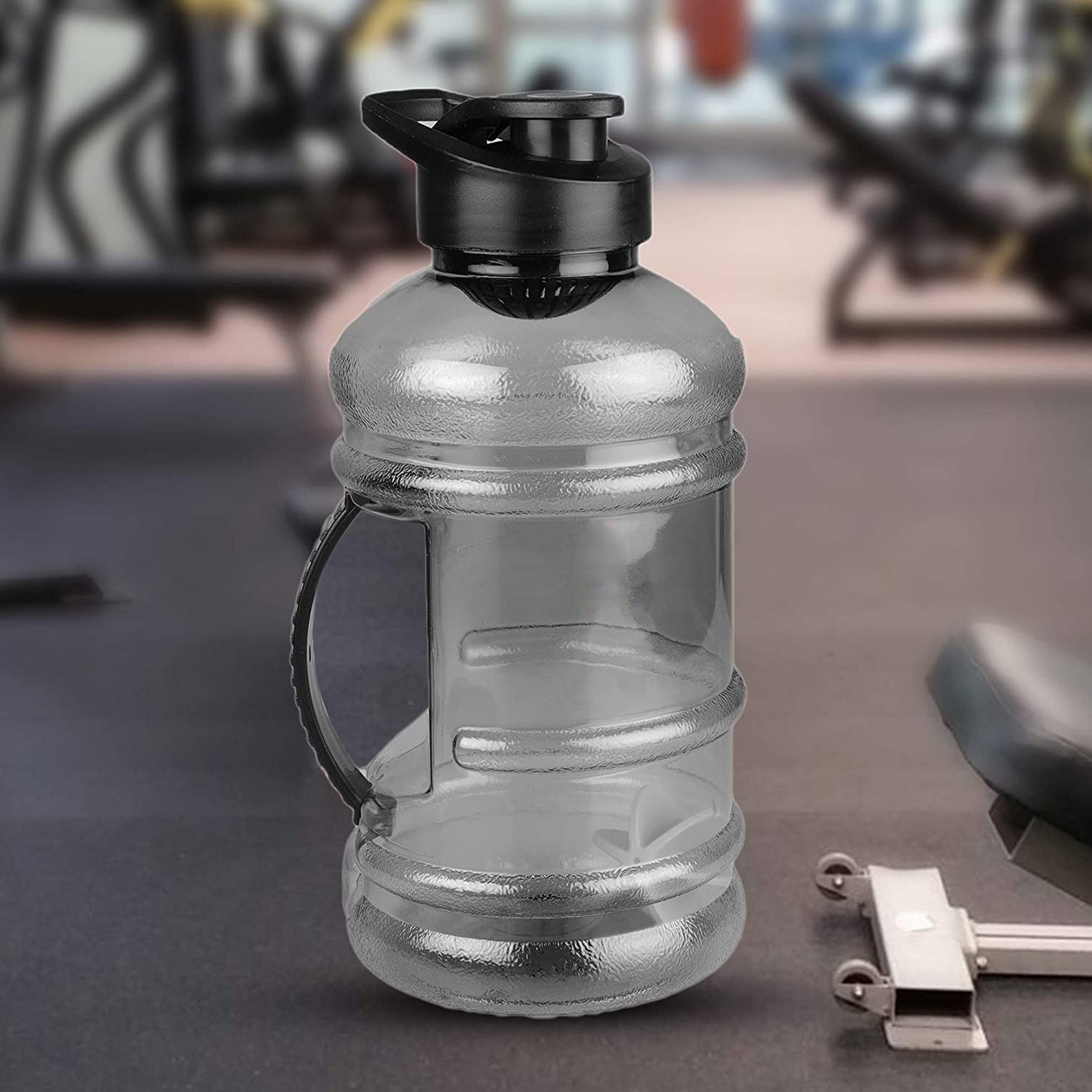 Sports Gym 1.5 Liters Gallon Water Bottle with Mixer and Strainer - Bhavnagar Deodap