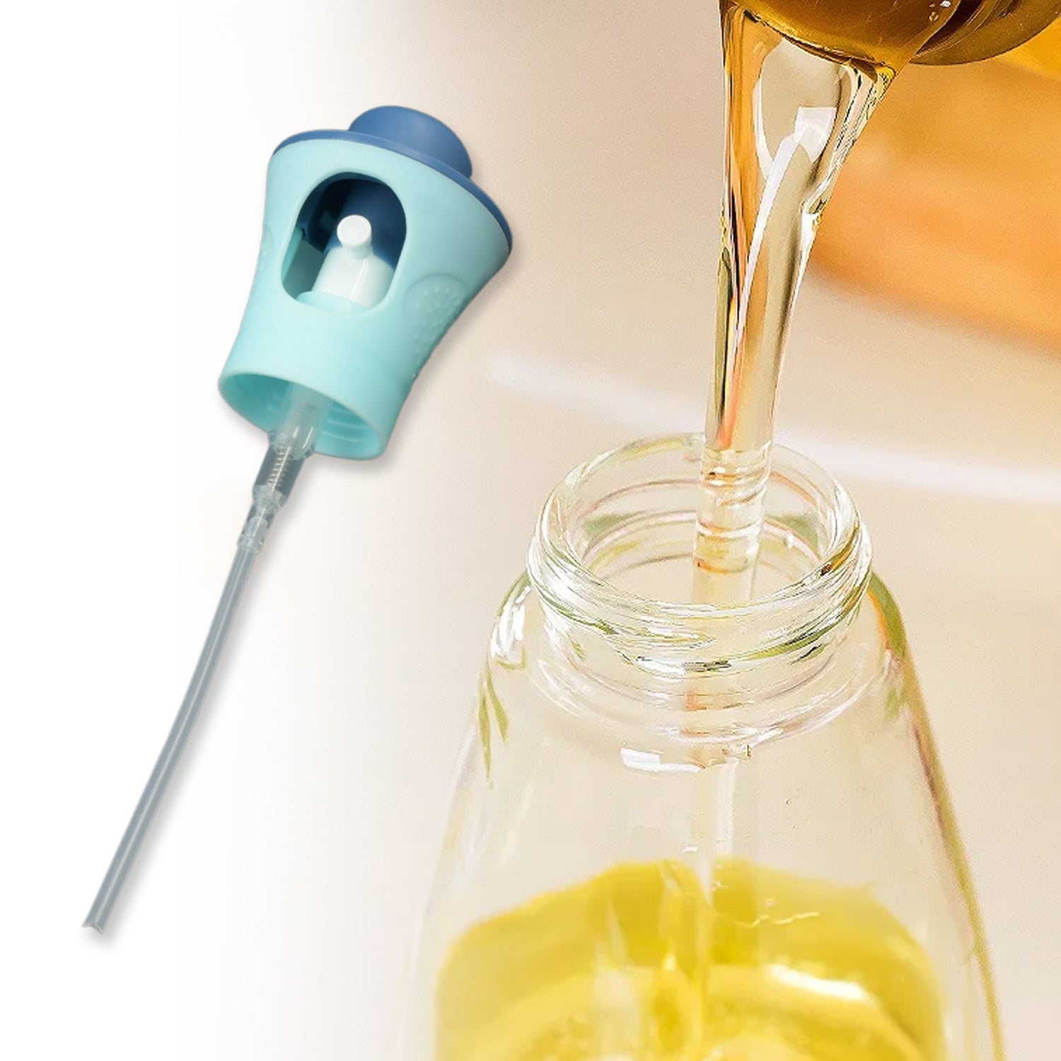 Oil Dispenser Bottle, Oil and Vinegar Cruet, Oil Sprayer Dispenser, Olive Oil Dispenser 200 ml Mist Oil Spray Bottle for Cooking with Plastic - Bhavnagar Deodap
