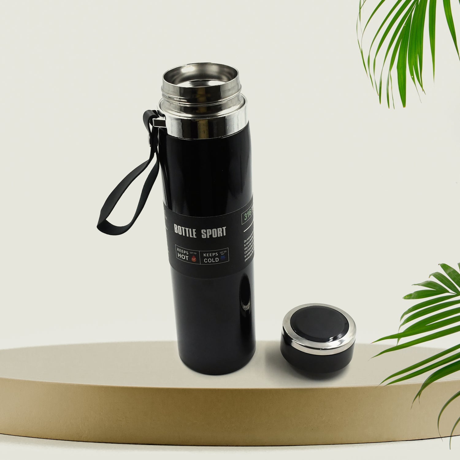 Double Stainless Steel Wall Flask Vacuum Insulated Water Bottle - Bhavnagar Deodap