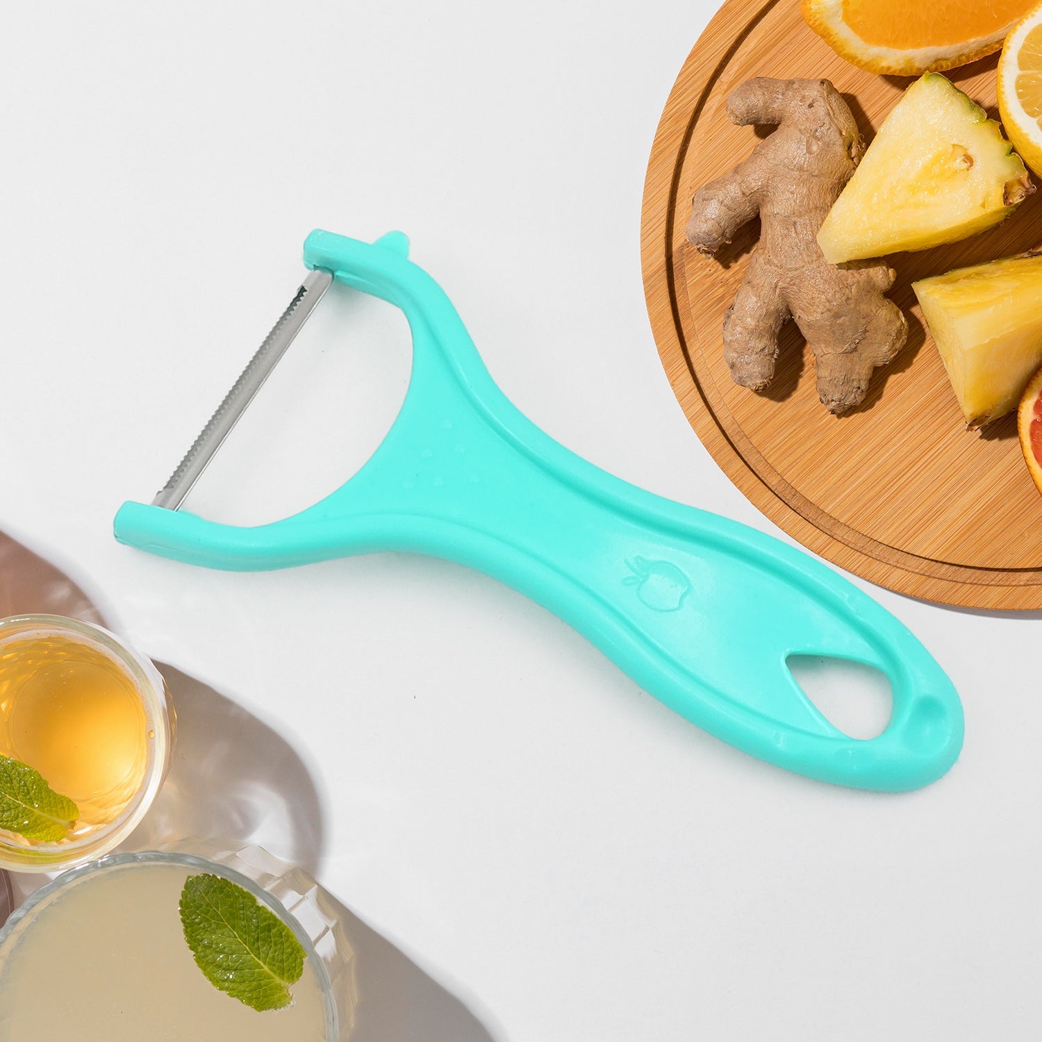 Stainless Steel Kitchen Scissors & Multipurpose Peeler (2 Pc Set / Scissor & Peeler) - Bhavnagar Deodap
