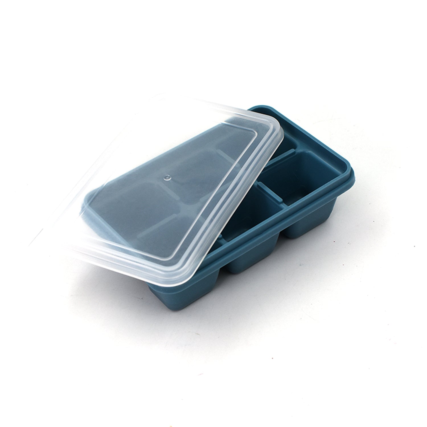 6 Grid Silicone Ice Tray Used In All Kinds Of Places Like Household Kitchens For Making Ice From Water And Various Things And All With Color Box (1 Pc) - Bhavnagar Deodap