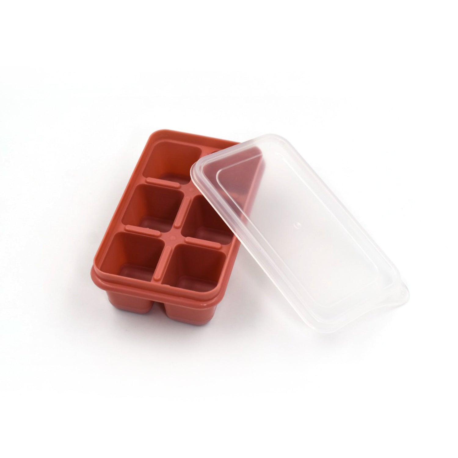 6 cavity Silicone Ice Tray used in all kinds of places like household kitchens for making ice from water and various things and all. - Bhavnagar Deodap