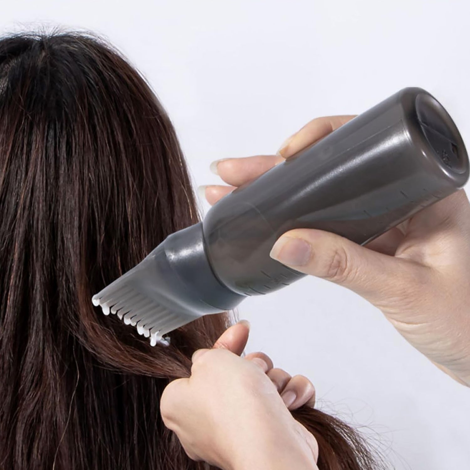 Comb Applicator Bottle, Hair Oil Applicator Bottle for Hair Dye Bottle Applicator Brush with Graduated Scale, Professional Brush Applicator Comb Hairdressing Coloring Styling Tool (1 Pc) - Bhavnagar Deodap