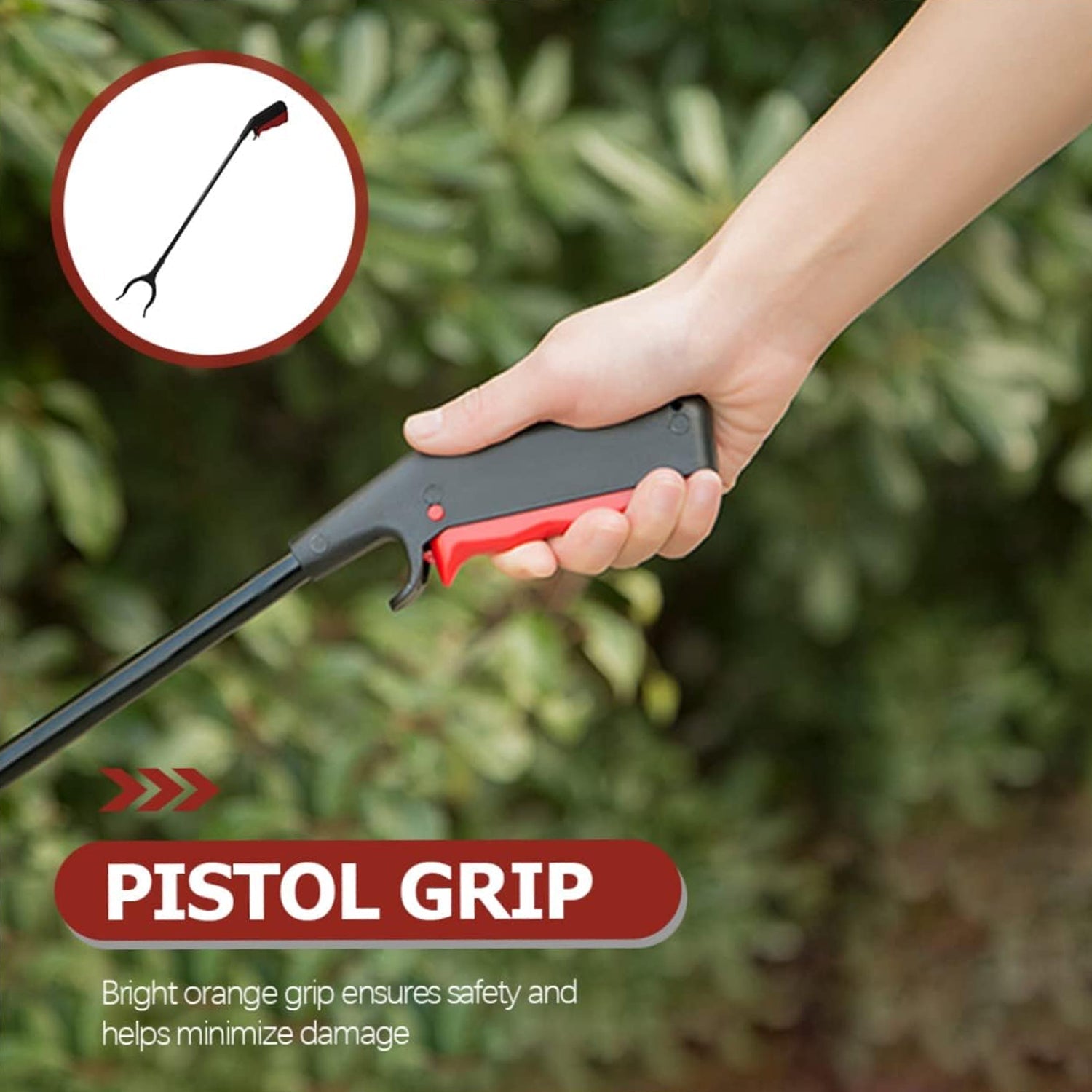 Extra Long Pickup Aid Trash Picker Upper, Rotating Hand, Heavy Duty Grip Arm - Reaching Assist for Litter, Elderly, Garden  Disabled, Handicap Arm - Bhavnagar Deodap