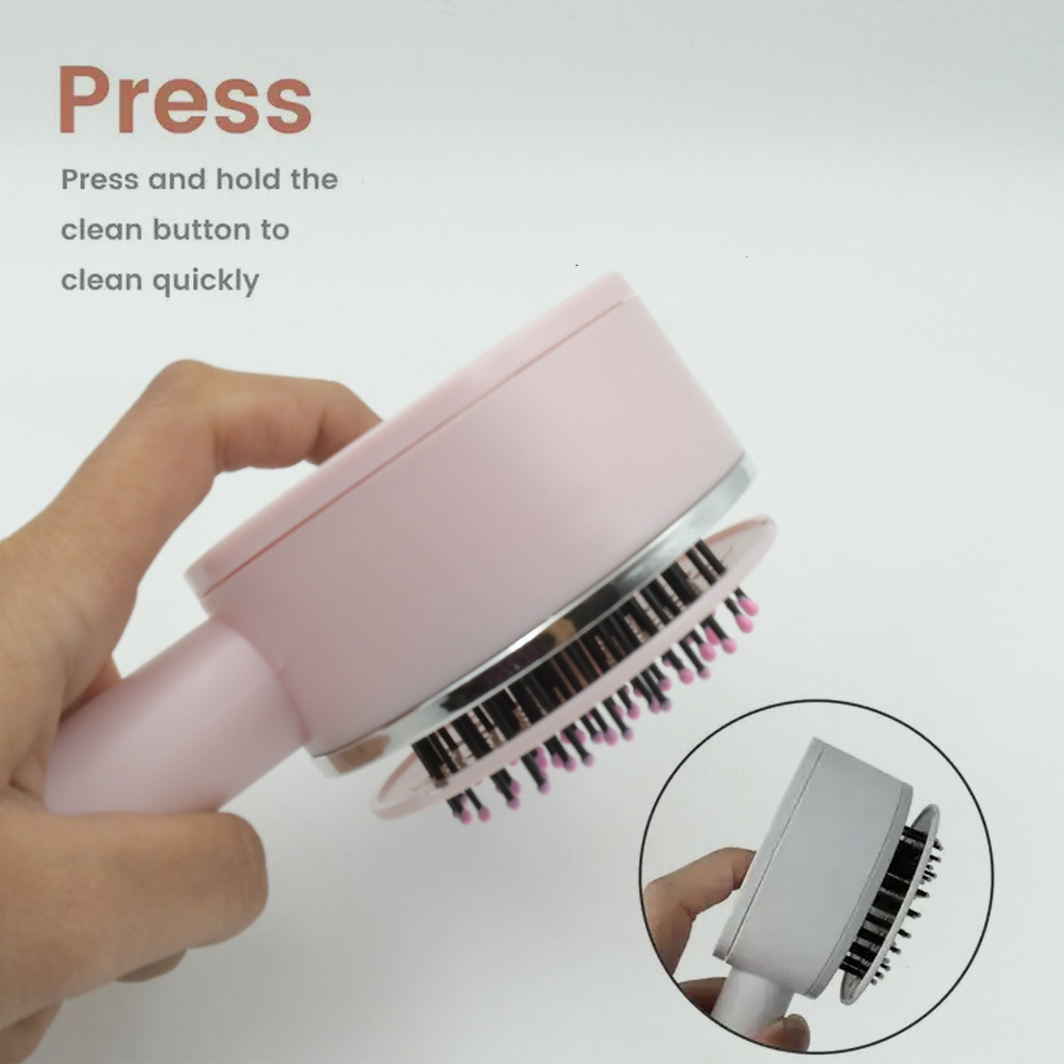 Air Cushion Massage Brush, Airbag Massage Comb with Long Handle, Self-Cleaning Hair Brush, Detangling Anti-Static for All Hair - Bhavnagar Deodap