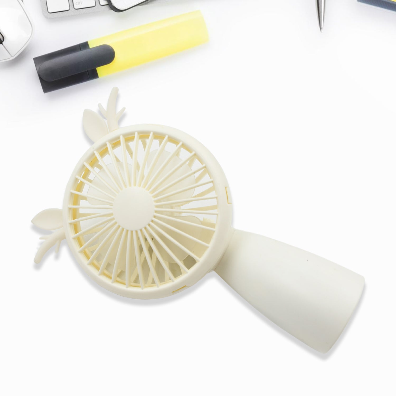 Mini USB Handheld Fan, Portable Rechargeable Mini Fan for Home, Office, Travel and Outdoor Use (1 Pc) - Bhavnagar Deodap