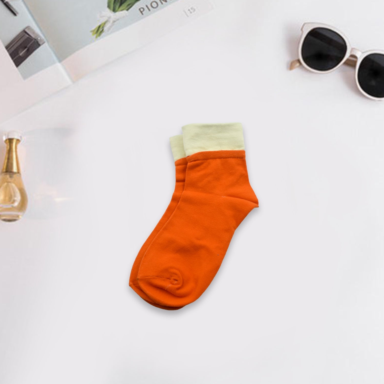 Socks Breathable Thickened Classic Simple Soft Skin Friendly (1Pair) - Bhavnagar Deodap