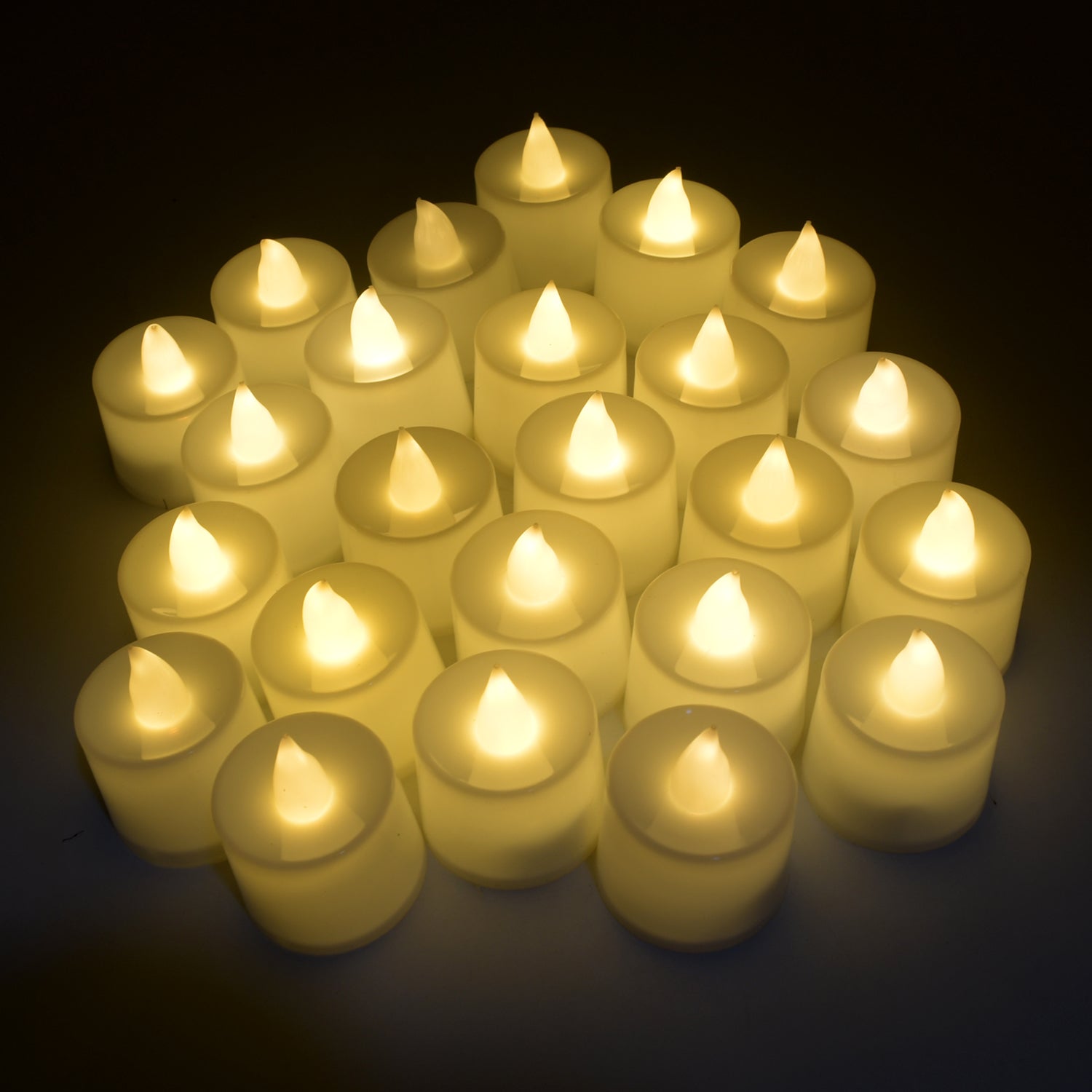 Battery Operated Candle Ideal for Party, Wedding, Birthday, Gifts (24pc) ( Diya , Divo , Diva , Deepak , Jyoti , - Bhavnagar Deodap